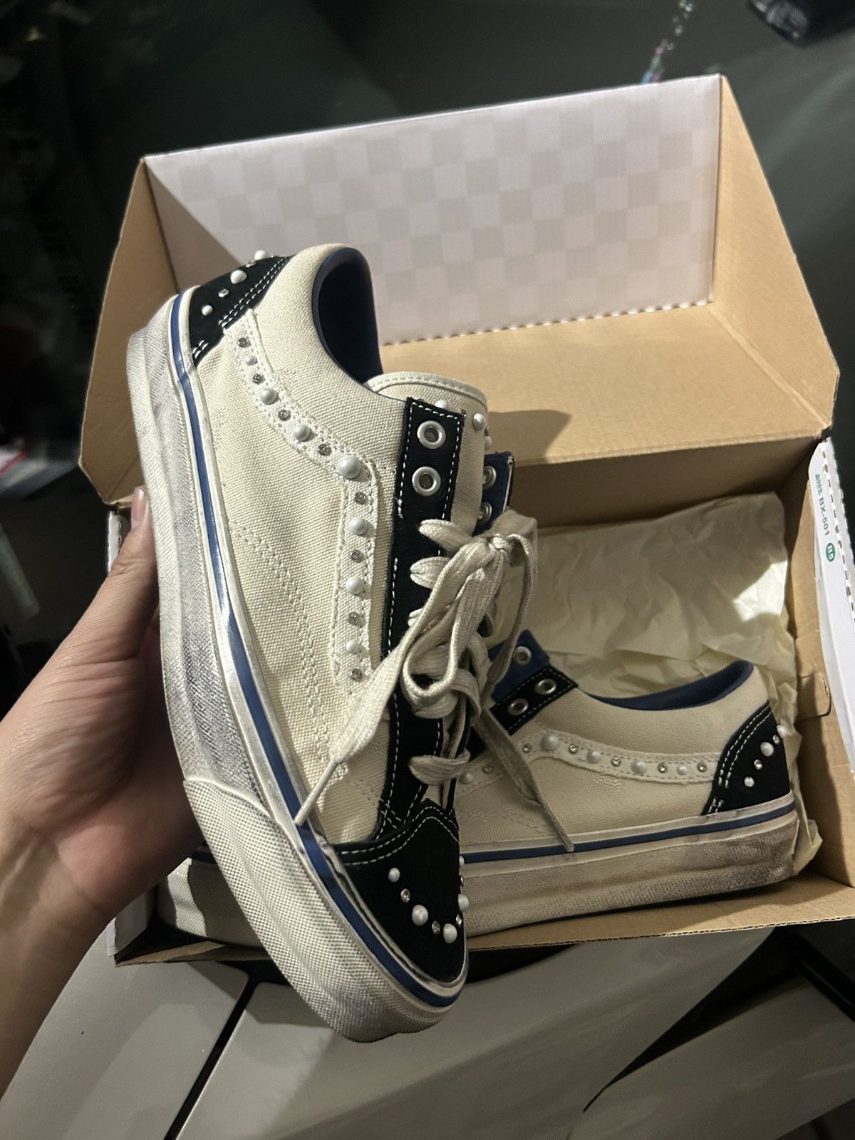 Vans Vans x OTW Old Skool 36 pearlized pack white Size US 9 / EU 42 - 2 Thumbnail