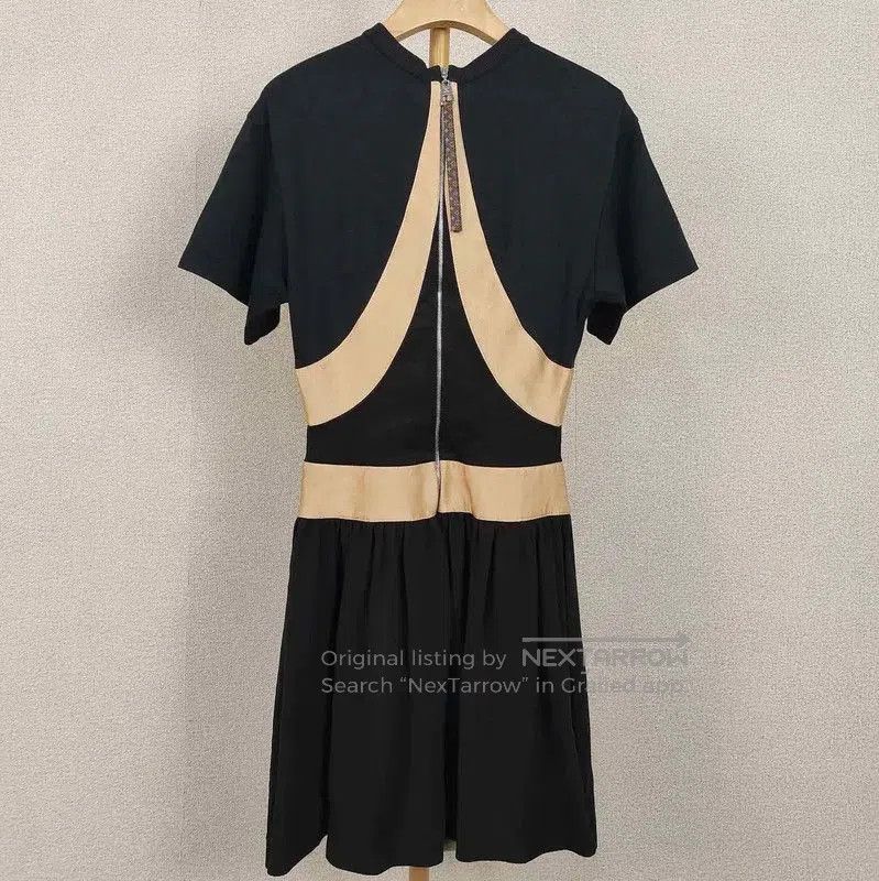 Louis Vuitton Louis Vuitton Black Cotton XS Dress . Size XS / US 0-2 / IT 36-38 - 2 Thumbnail