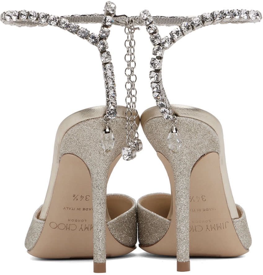 Jimmy Choo Jimmy Choo Silver Saeda Size US 6 / IT 36 - 7 Thumbnail