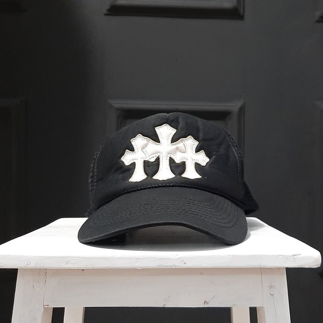 Chrome Hearts Chrome Heart Trucker Cross Patch Leather Size ONE SIZE - 1 Thumbnail