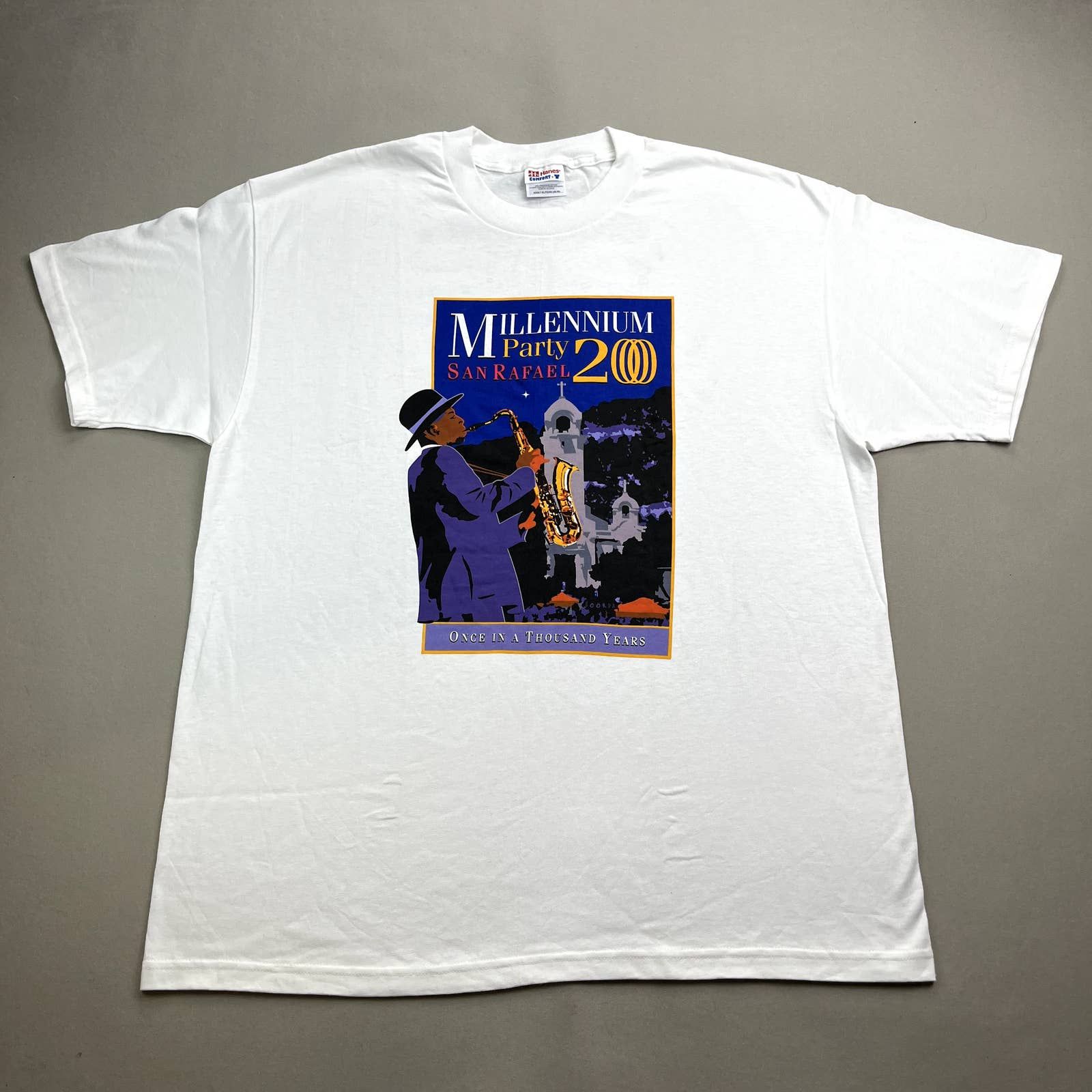 Vintage Vintage Jazz Music T-Shirt XL White Huey Lewis Winery Art Size US XL / EU 56 / 4 - 1 Preview