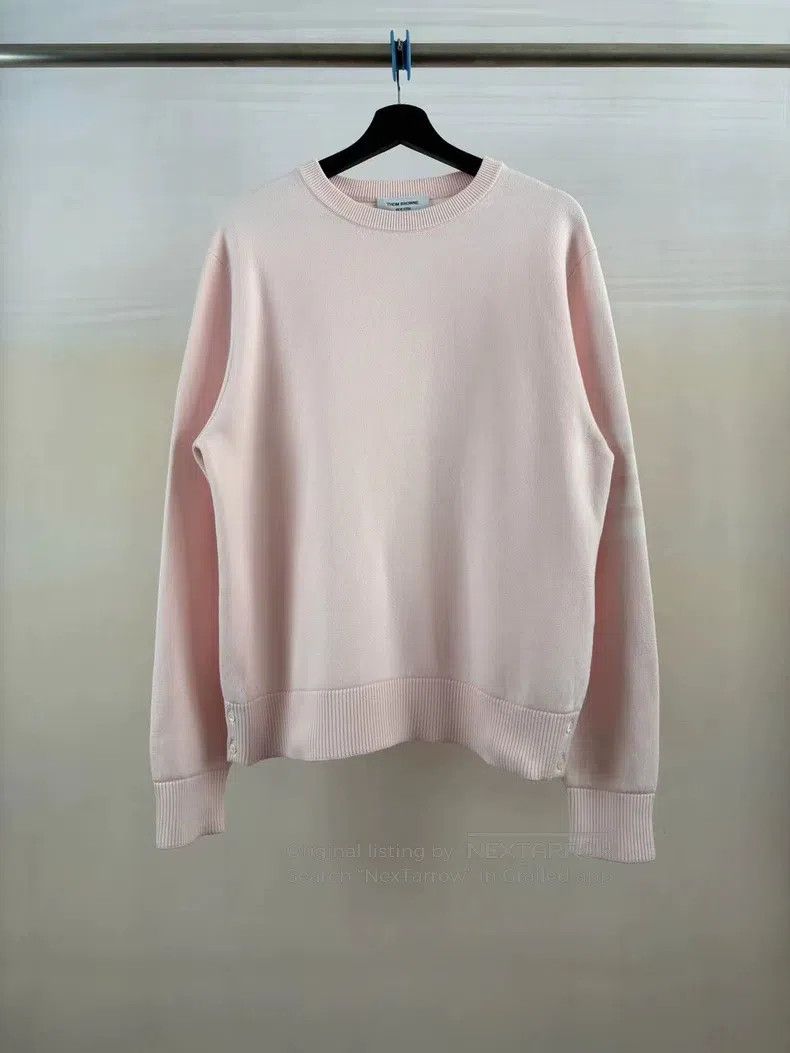 Thom Browne Thom Browne Pink Matchstick Men Sweatshirt Size US L / EU 52-54 / 3 - 2 Thumbnail