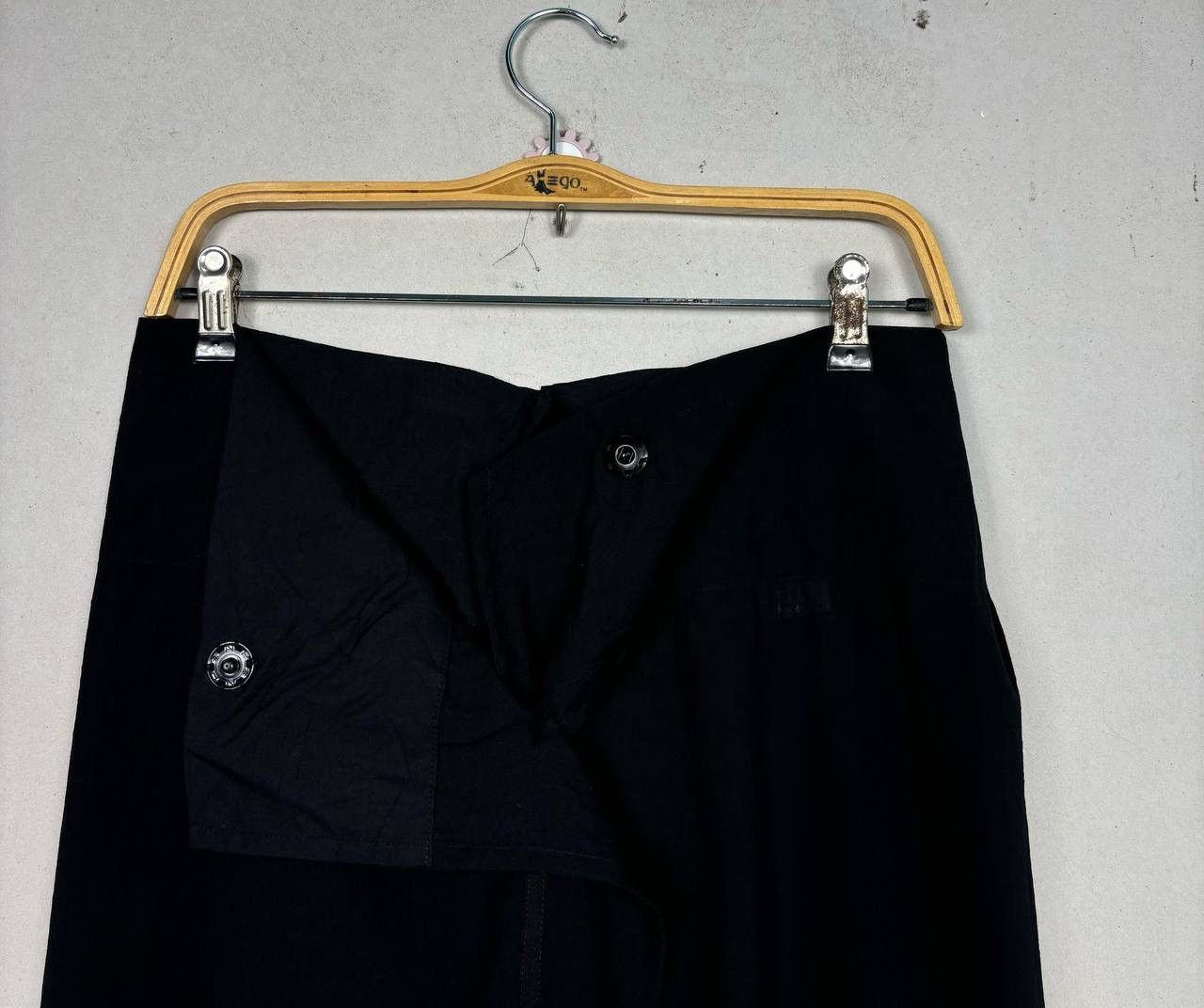 Yohji Yamamoto Y’s Yohji Yamamoto Wool Wrap Maxi Skirt Archival Black 3 Size 29" - 5 Thumbnail