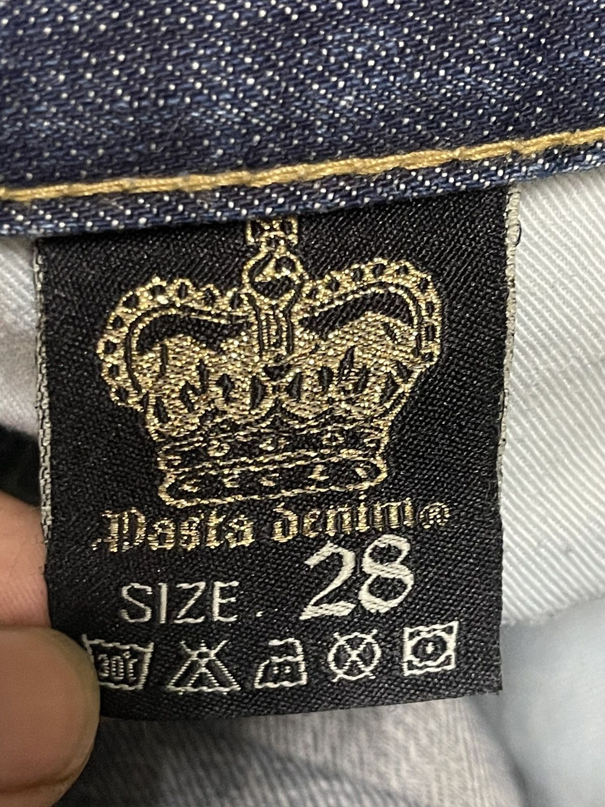 semanticdesign Vintage Japanese Brand Blue Wash Distressed Loose Jeans Size US 30 / EU 46 - 9 Thumbnail