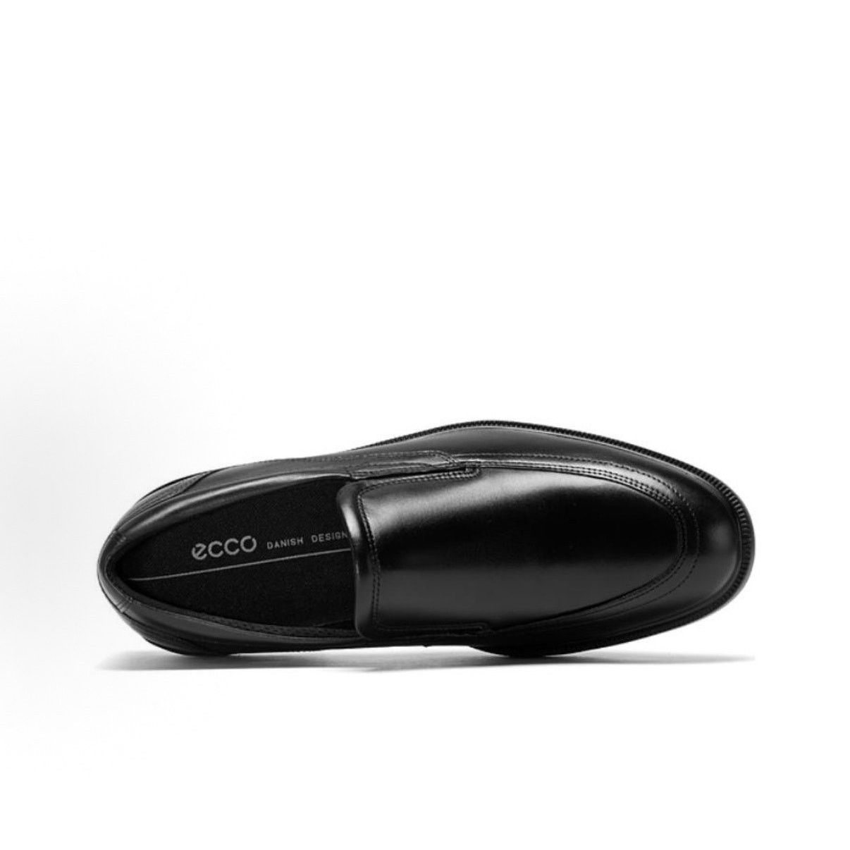 Ecco ECCO MEN'S 46 MAITLAND BLACK GENUINE LEATHER SLIP ON DRESS Size US 12 / EU 45 - 4 Thumbnail