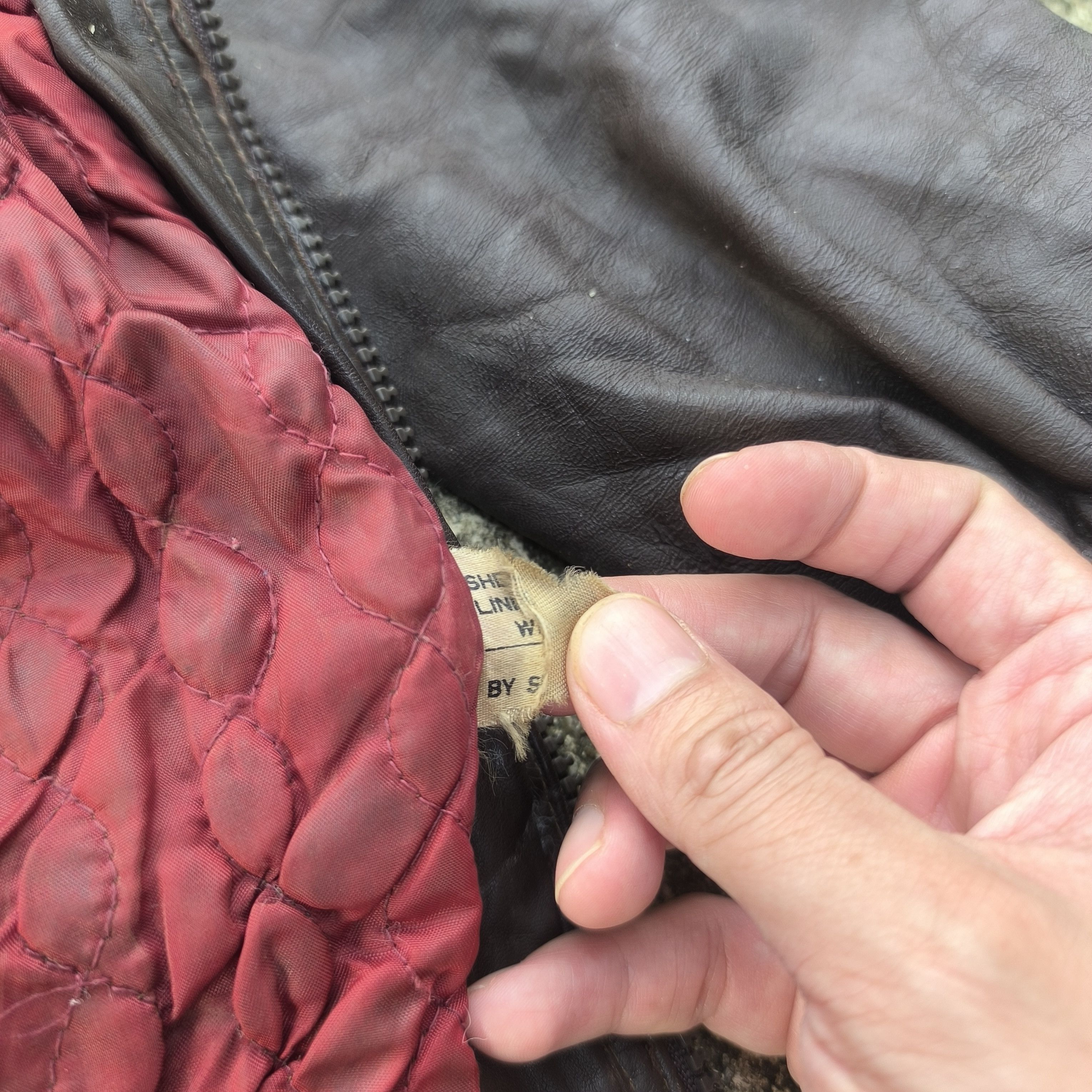 Vintage 80s vintage leather jacket biker dark brown Size M / US 6-8 / IT 42-44 - 14 Thumbnail