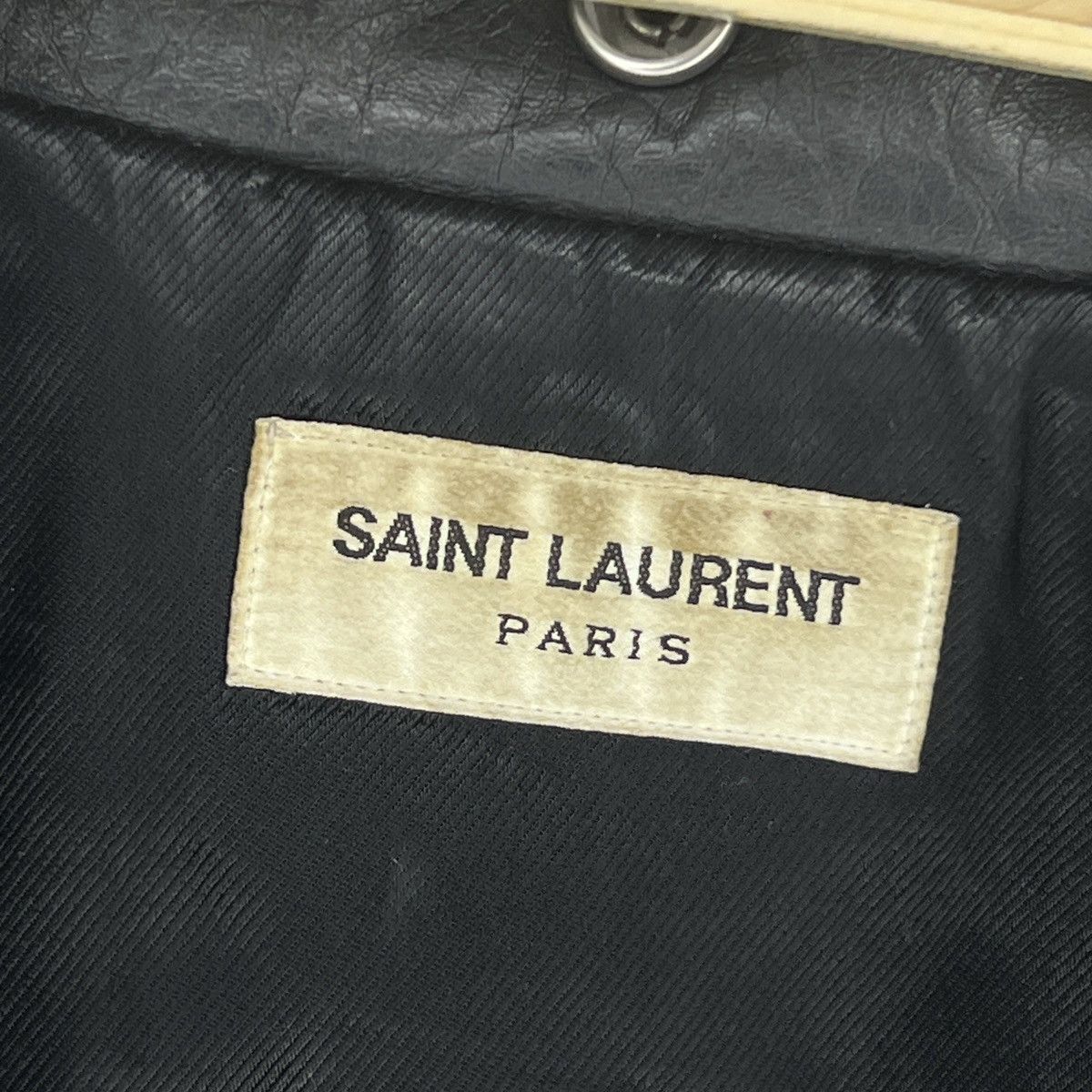 Saint Laurent Paris Saint Laurent anti-smoking leather jacket Size US M / EU 48-50 / 2 - 11 Thumbnail