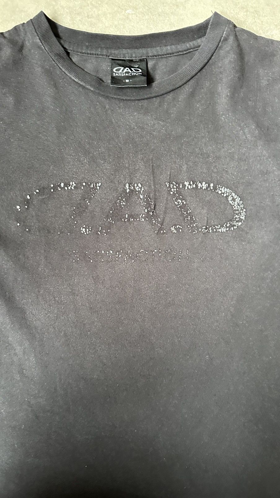 Japanese Brand VINTAGE D.A.D SATISFACTION RACING TEE Size US M / EU 48-50 / 2 - 3 Thumbnail