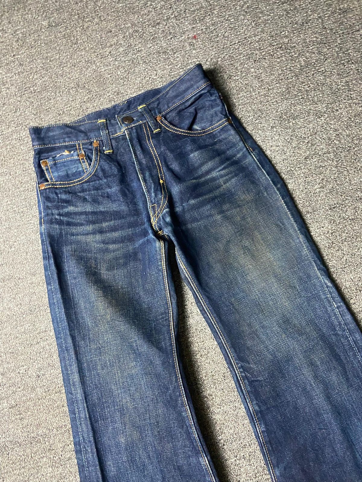 Japanese Brand Big Stone Brand Flared Denim Jeans (171) Size US 26 / EU 42 - 7 Thumbnail
