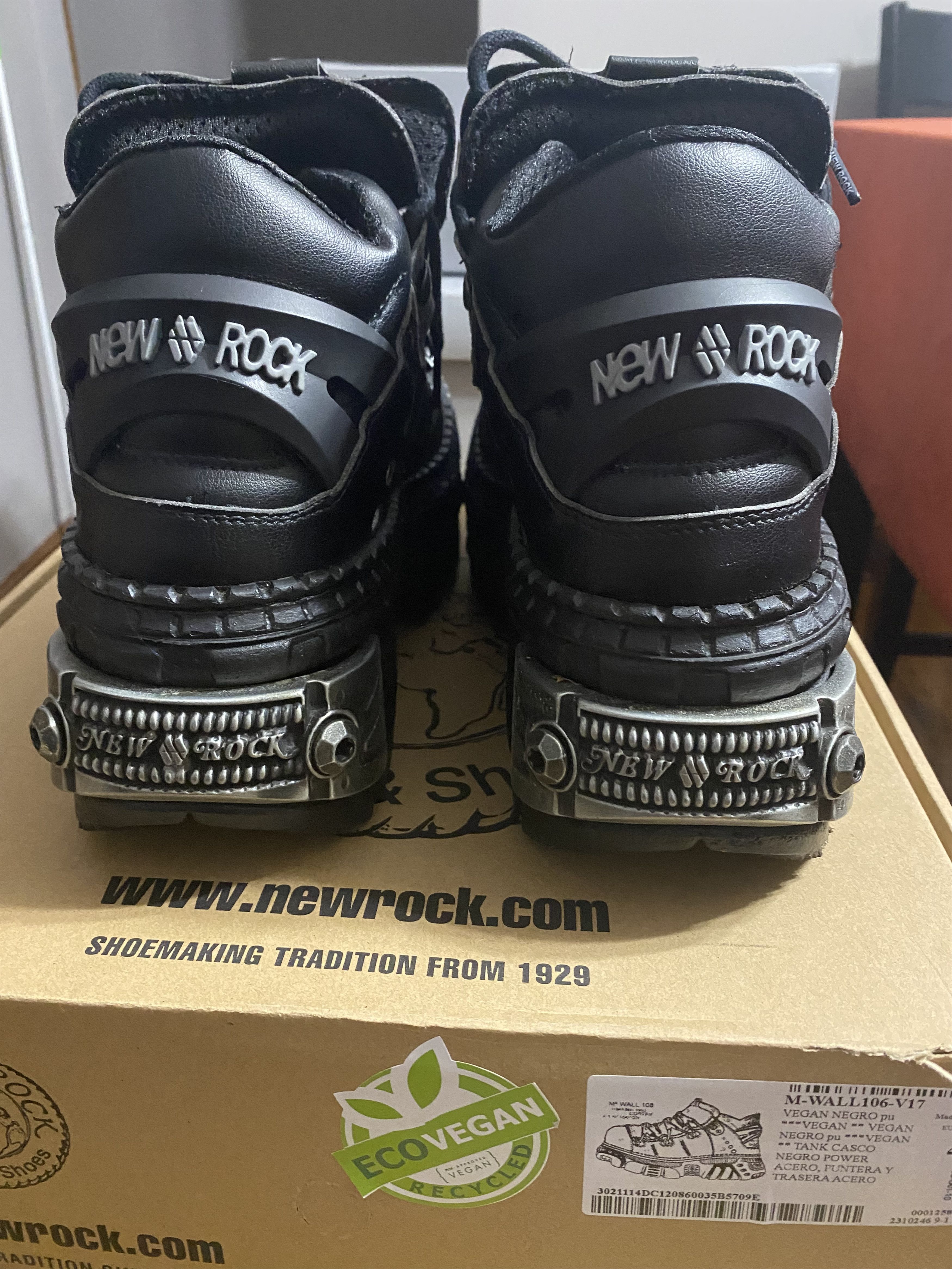 New Rock New Rock M-WALL106-V17 Low Top Platform Booties Size US 10 / EU 43 - 6 Thumbnail