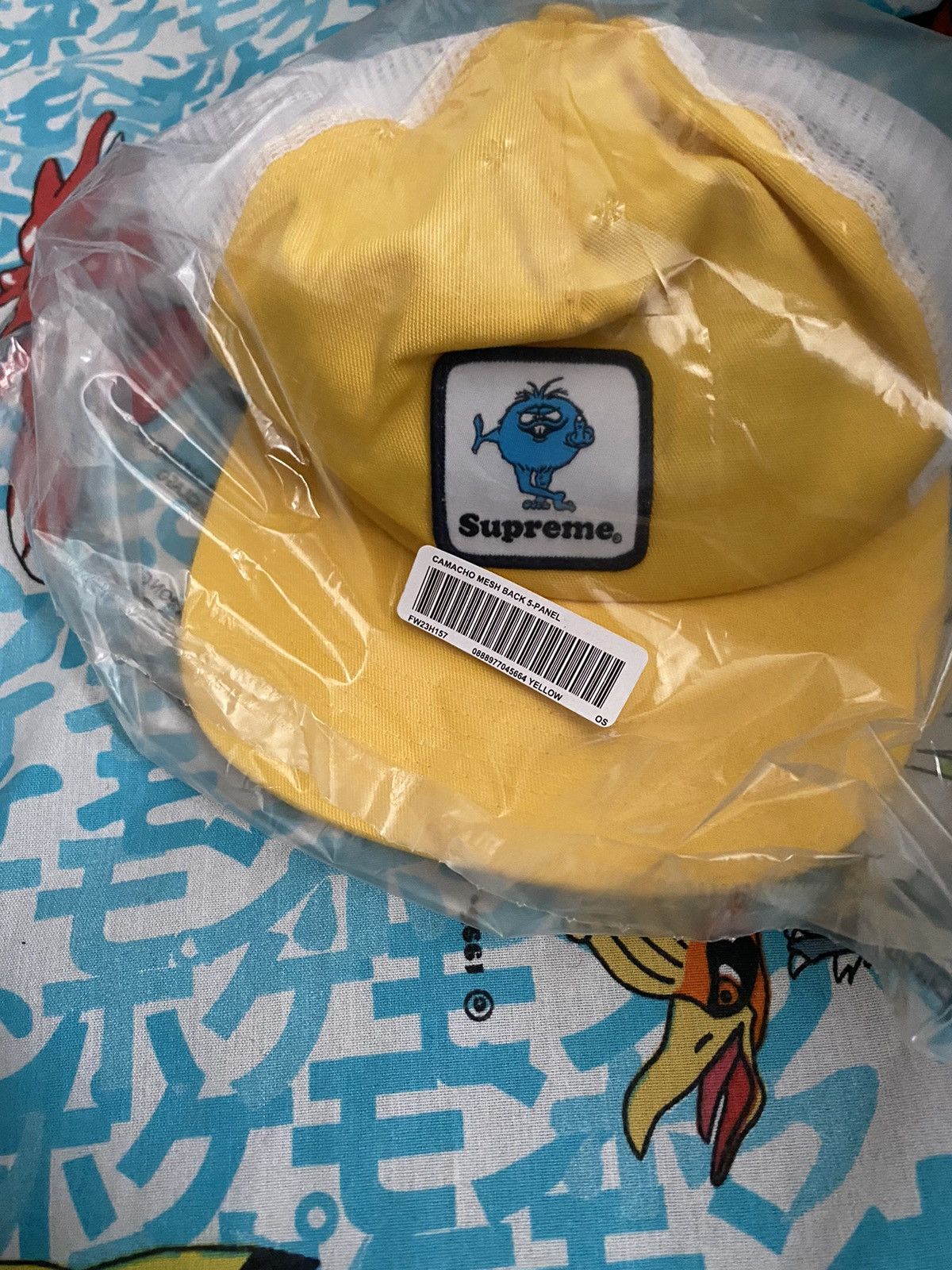 Supreme Supreme Camacho Mesh Back 5-Panel Yellow (FW23) Size ONE SIZE - 3 Thumbnail