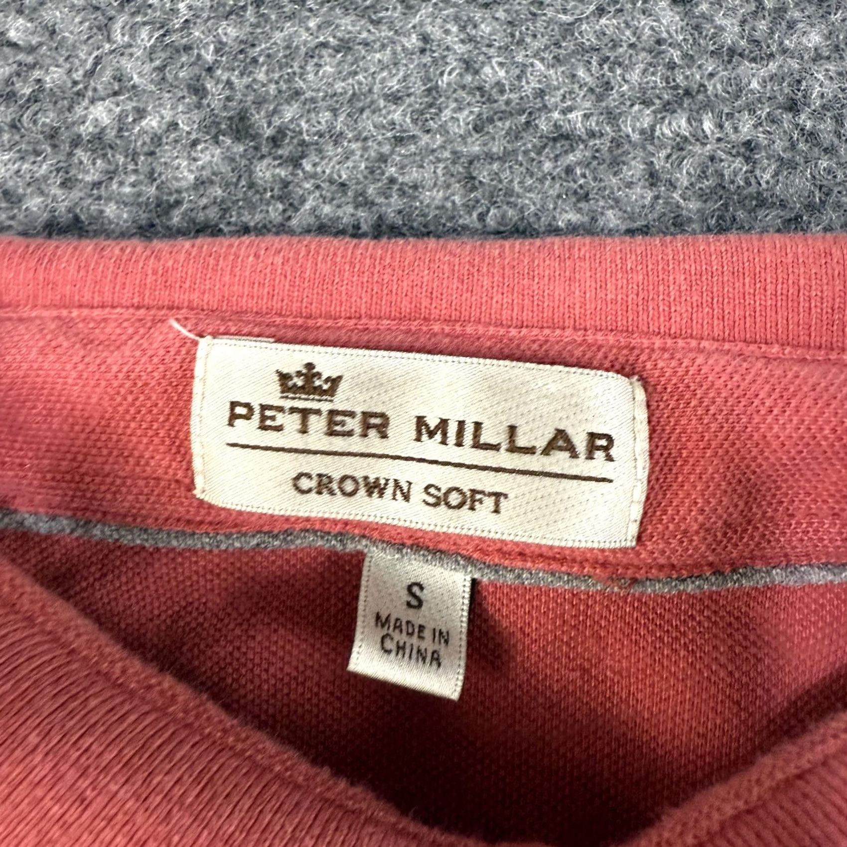 Peter Millar Peter Millar Polo Shirt Mens Small Red Crown Soft Pima Cotton Silk Blend Casual Size US S / EU 44-46 / 1 - 4 Thumbnail