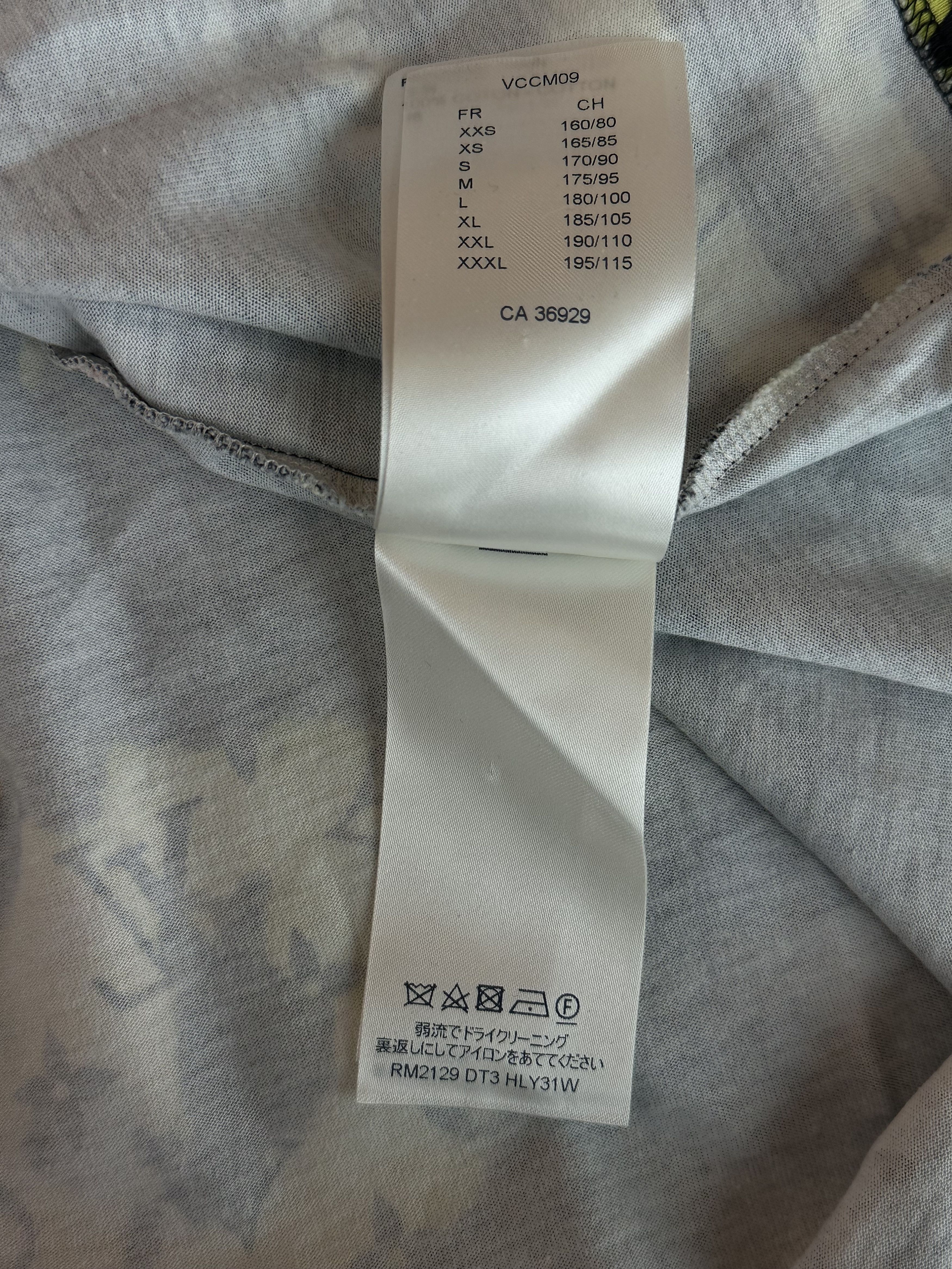 Louis Vuitton Louis Vuitton Navy Tie-Dye Camo Monogram T-Shirt Size US XL / EU 56 / 4 - 7 Thumbnail