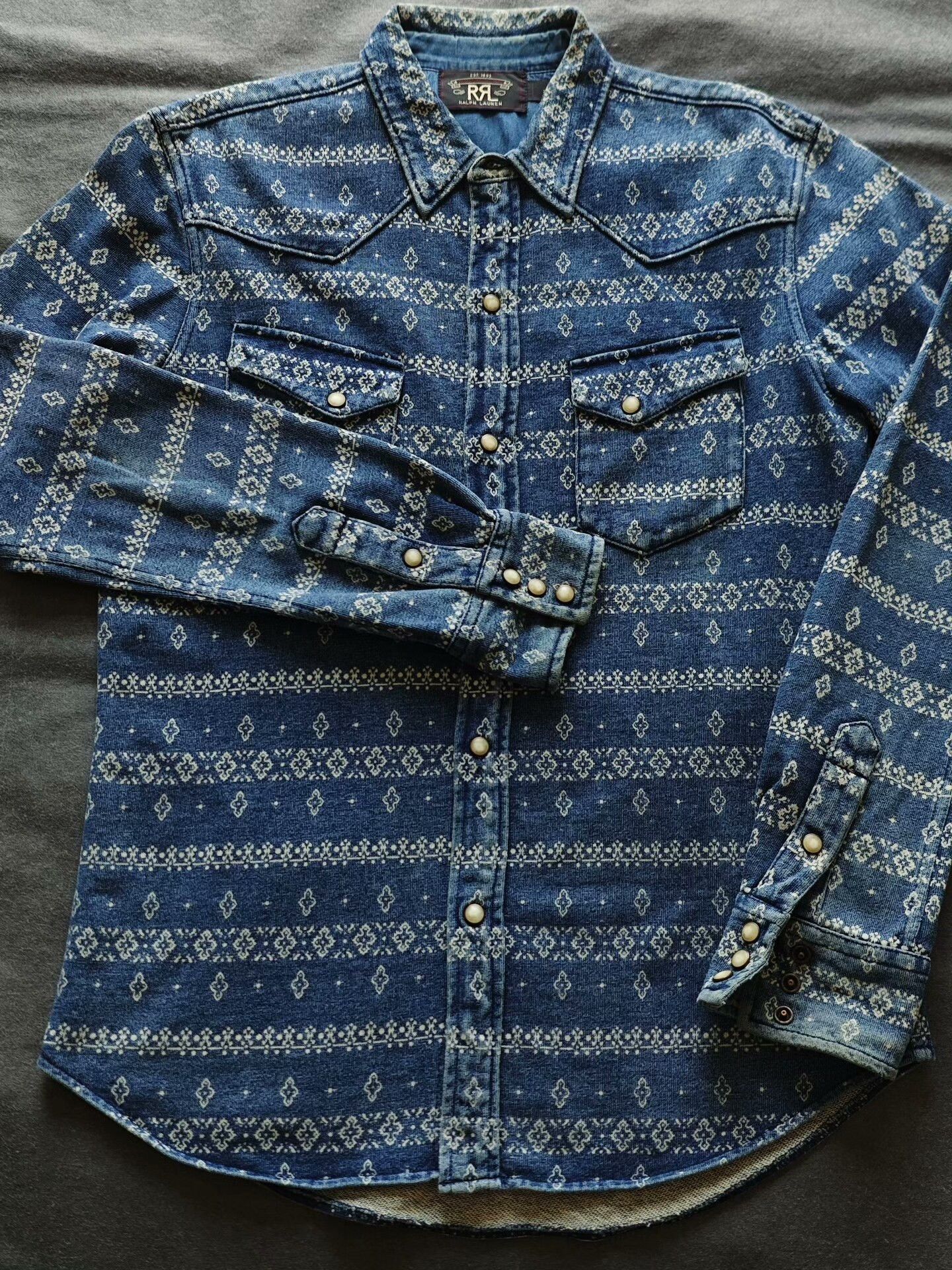 RRL Ralph Lauren RRL Ralph Lauren Striped Shirt Size US S / EU 44-46 / 1 - 1 Thumbnail