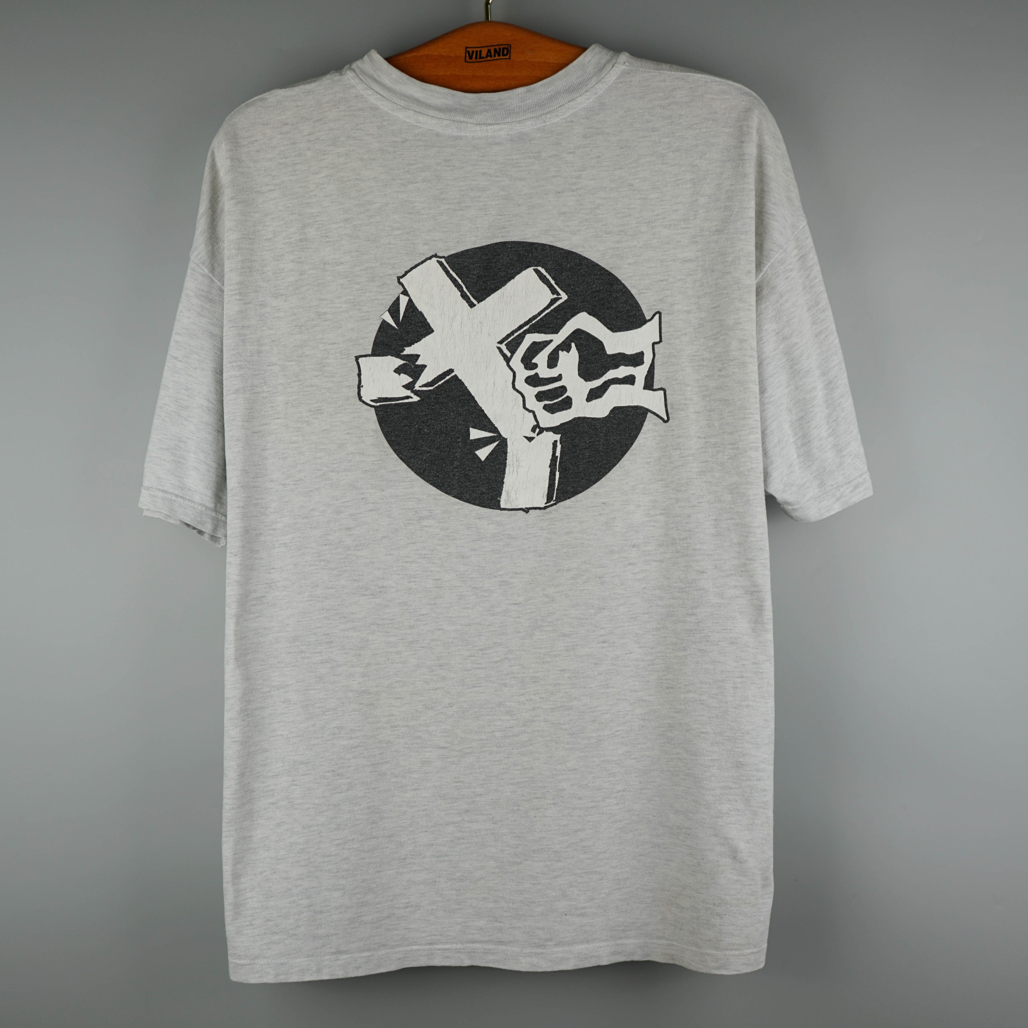 Vintage Vintage 1990s Jesus Christ Humor T-Shirt Size US XL / EU 56 / 4 - 10 Thumbnail