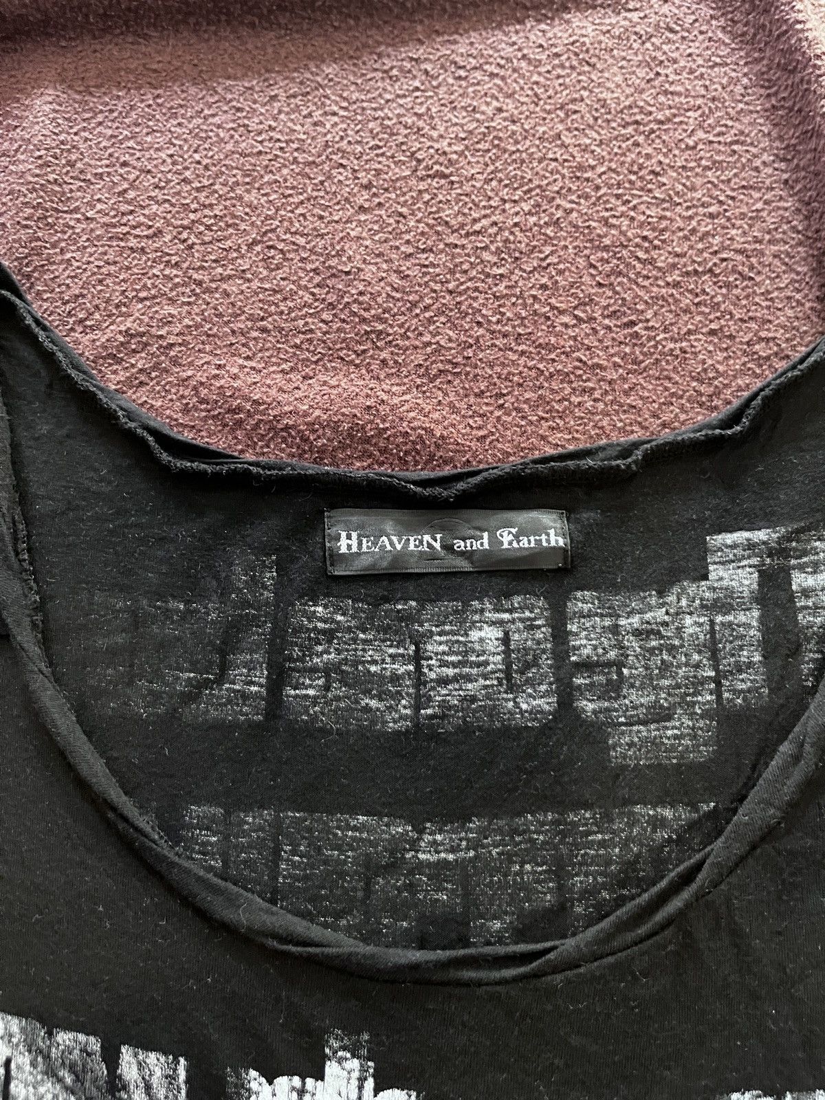 Japanese Brand HEAVEN AND EARTH 1980s POEM TEE Size US M / EU 48-50 / 2 - 6 Thumbnail