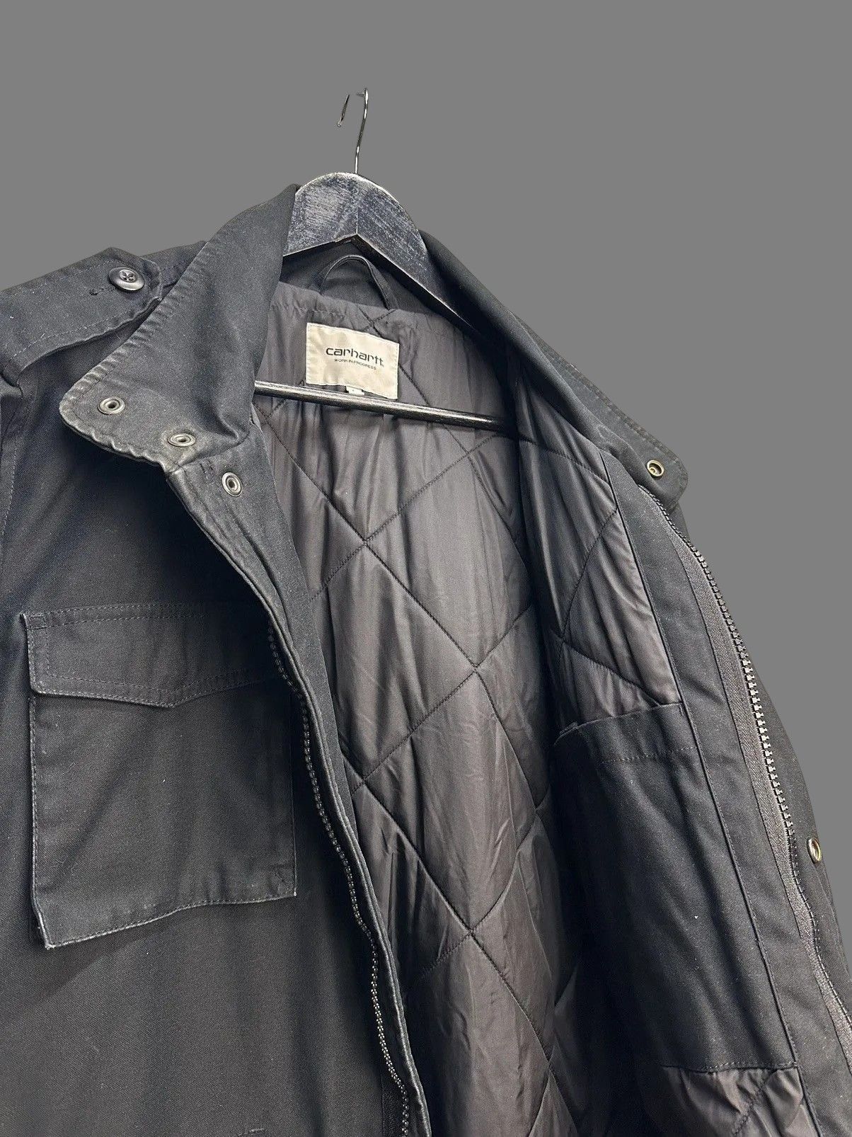 Carhartt Carhartt Black Parka Workwear Jacket Utility 90s Size US L / EU 52-54 / 3 - 9 Thumbnail