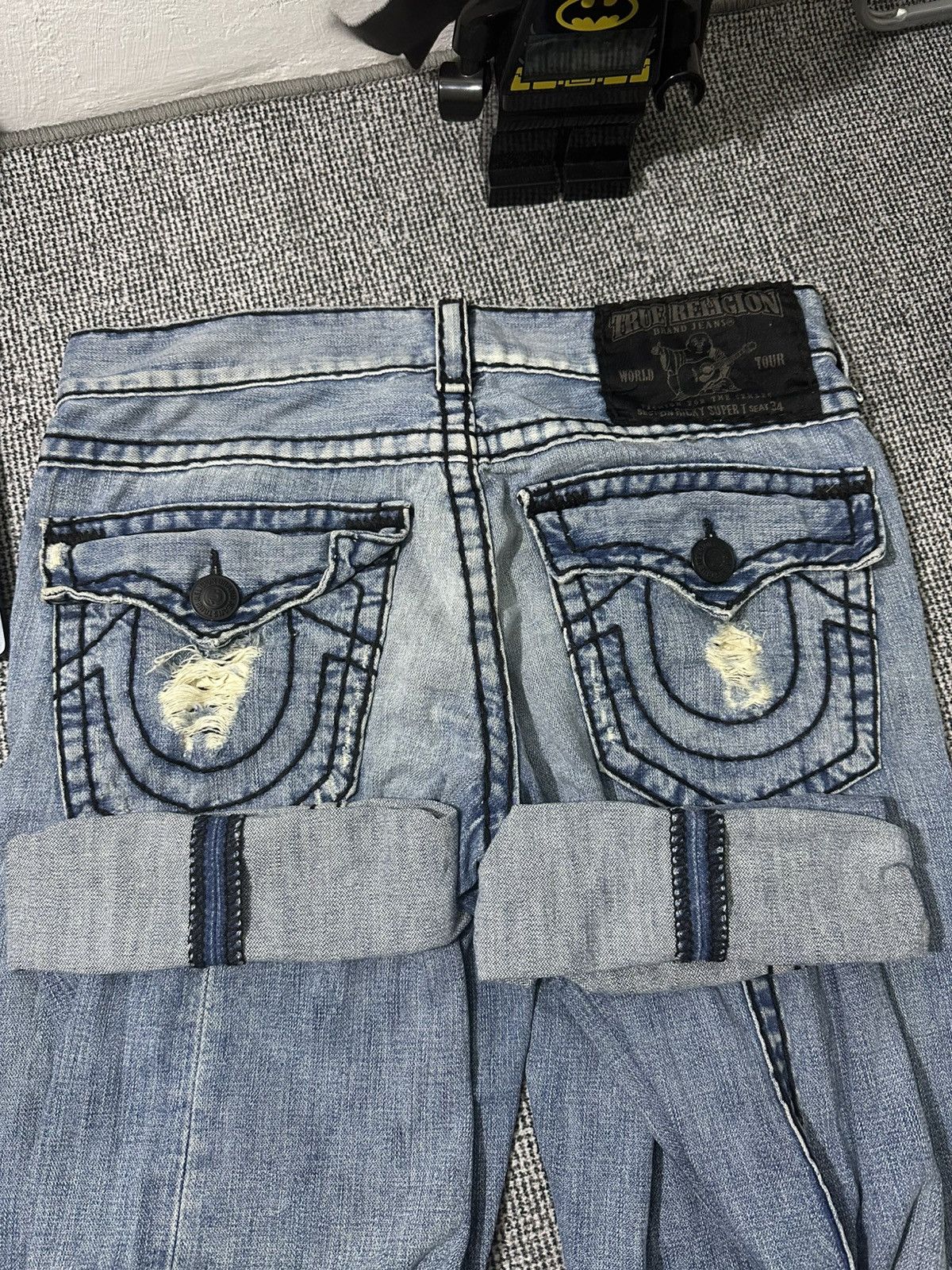 True Religion true religion ricky super Salvedge jeans Size US 34 / EU 50 - 6 Thumbnail