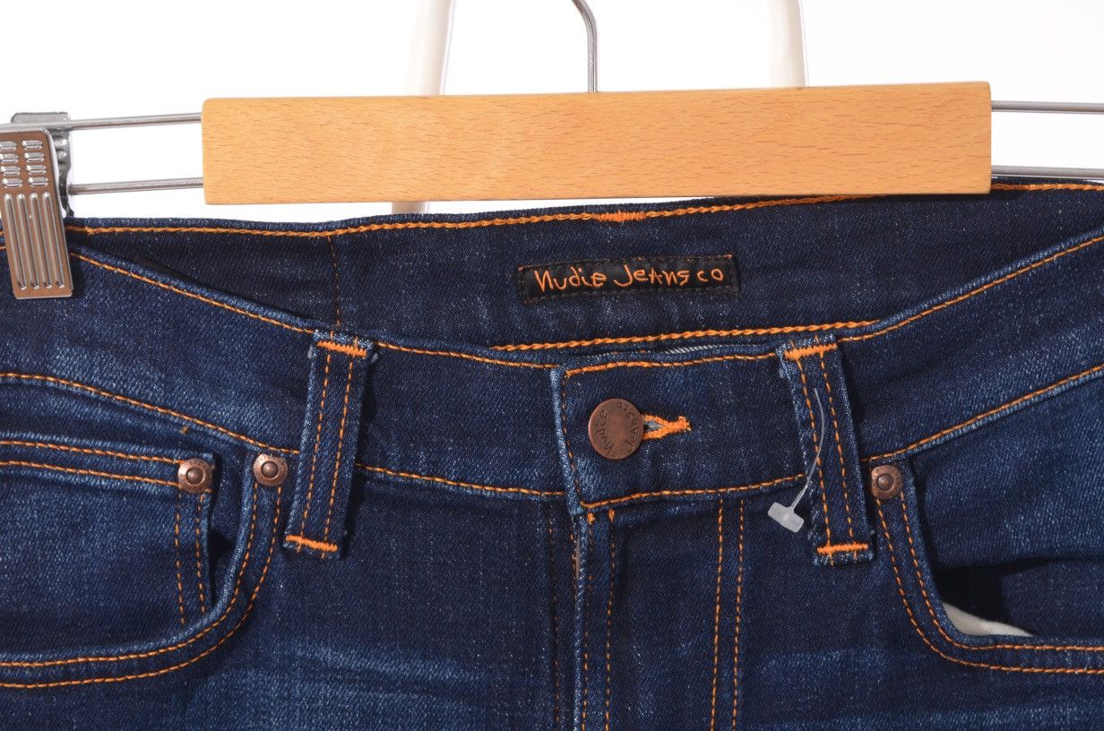 Nudie Jeans Nudie Jeans Lean Dean Dark Deep Worn W30 Size US 30 / EU 46 - 4 Thumbnail
