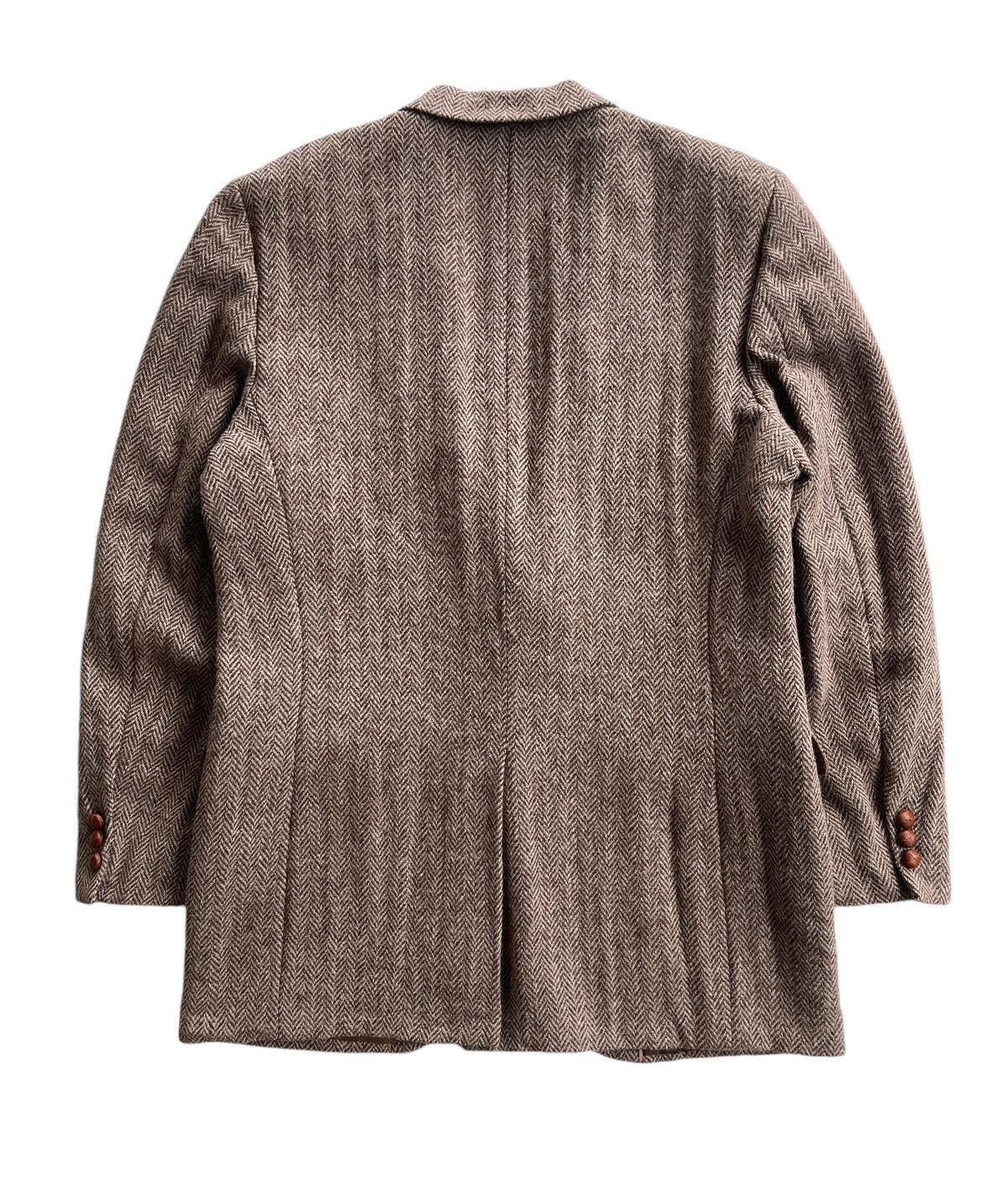 Harris Tweed 80s Handwoven Harris Tweed X Eagle Clothes Coat Size US XL / EU 56 / 4 - 3 Thumbnail
