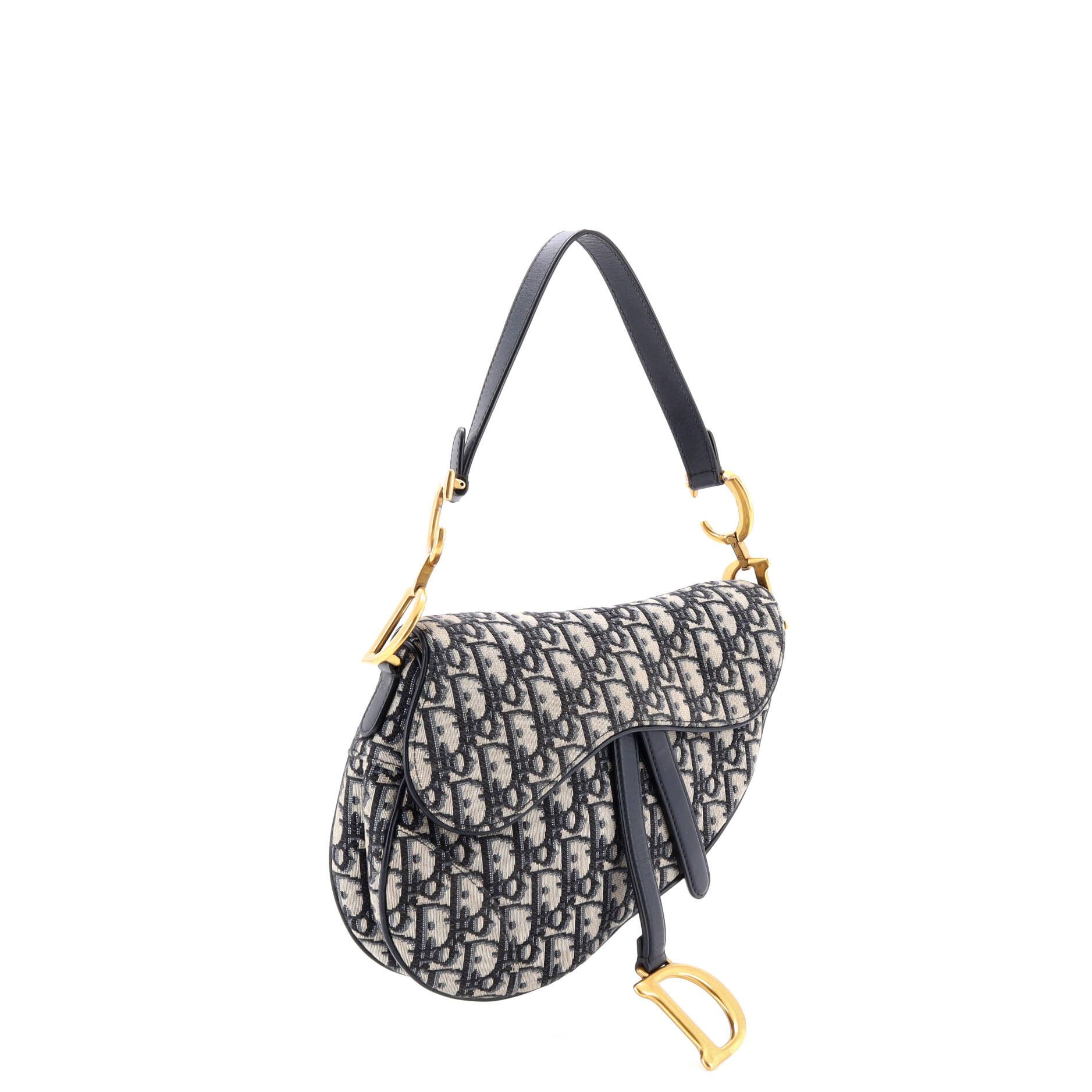 Dior Saddle Handbag Oblique Canvas Medium Size ONE SIZE - 1 Thumbnail