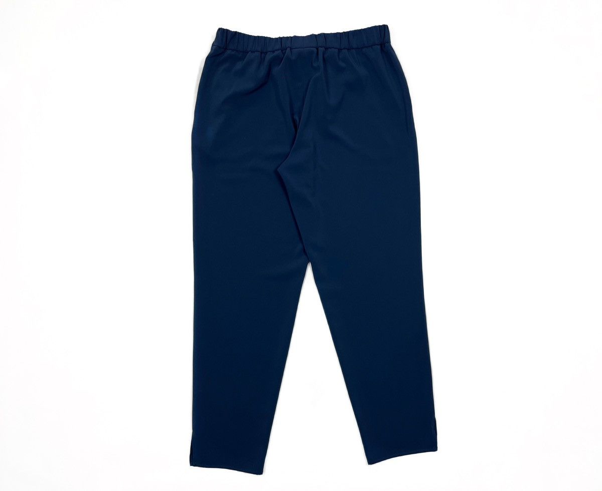 Akris Akris Punto Navy Blue Elastic Waist Tapered Pants Size US 12 Size 34" / US 12 / IT 48 - 23 Thumbnail
