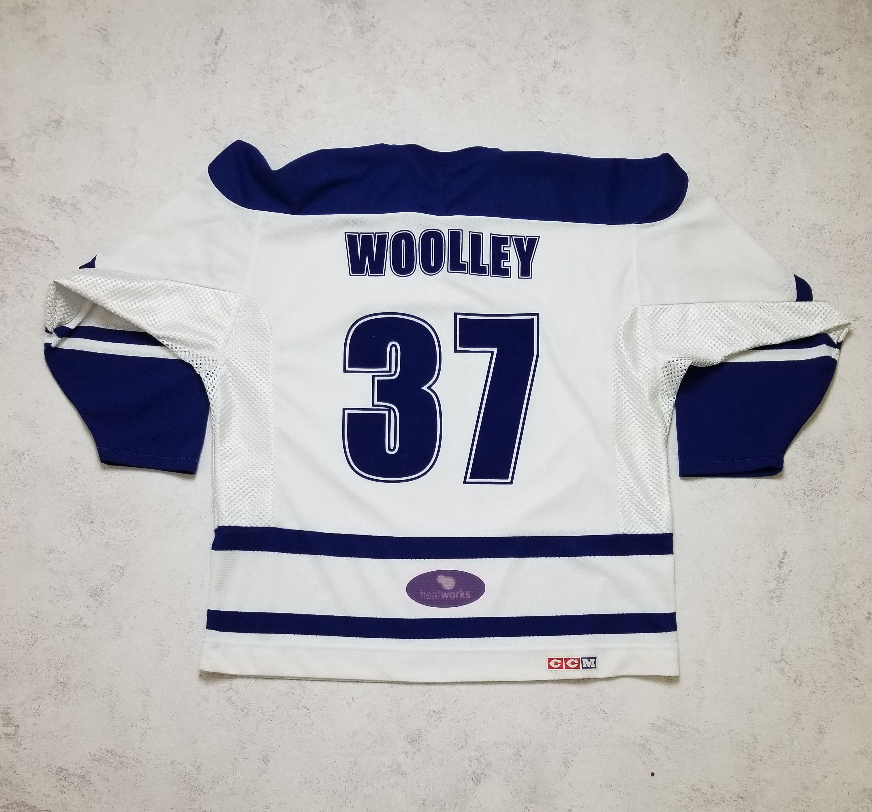 Ccm Air-Knit Sheffield Stix #37 Woolley Ice Hockey Club Jersey Size US XL / EU 56 / 4 - 3 Thumbnail