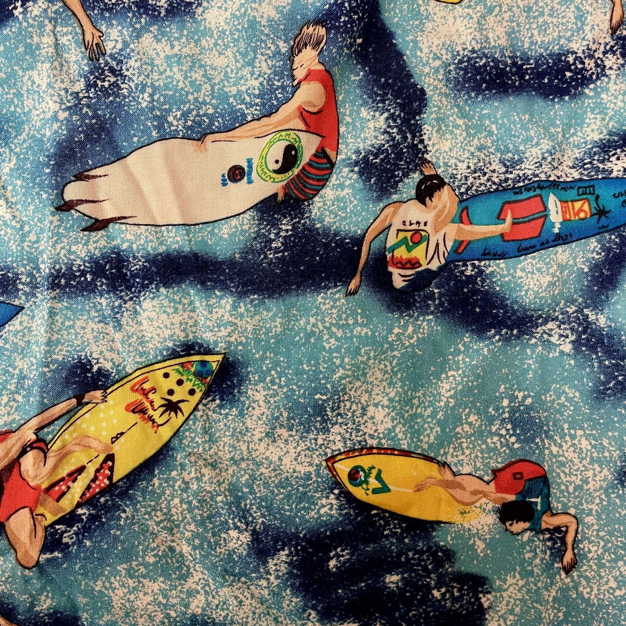 Ocean Current Vtg Ocean Current Blue HAWAIIAN TROPICAL Surfer Shirt Size US M / EU 48-50 / 2 - 7 Thumbnail