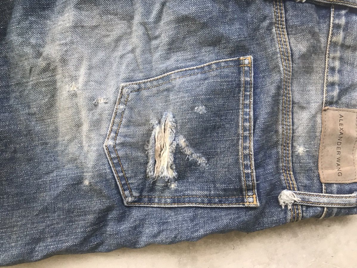Alexander Wang × Designer Alexander wang distressed short vintage Size 33" - 8 Thumbnail
