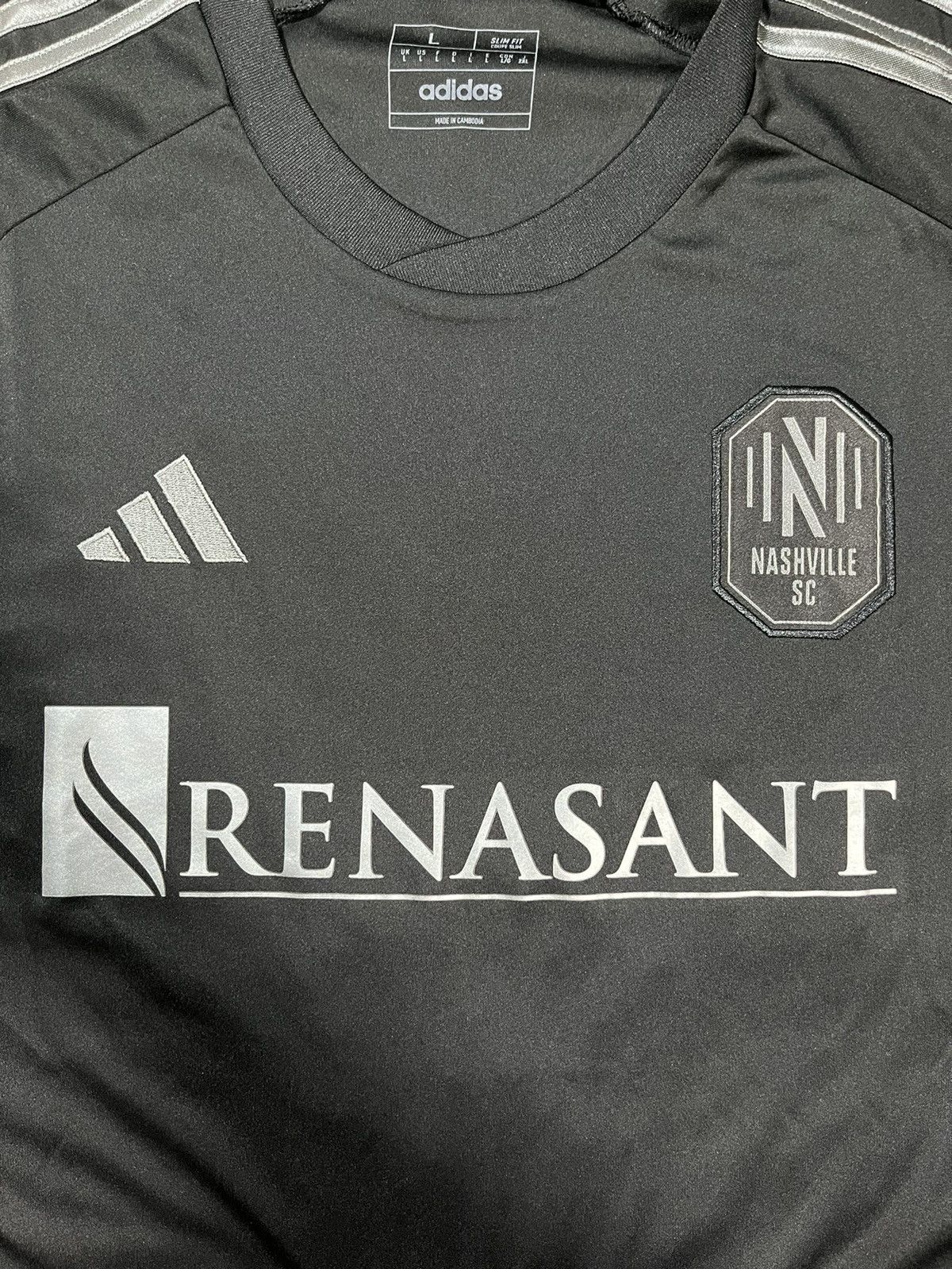 Adidas 2023 NASHVILLE SC AWAY JERSEY Size US L / EU 52-54 / 3 - 2 Thumbnail