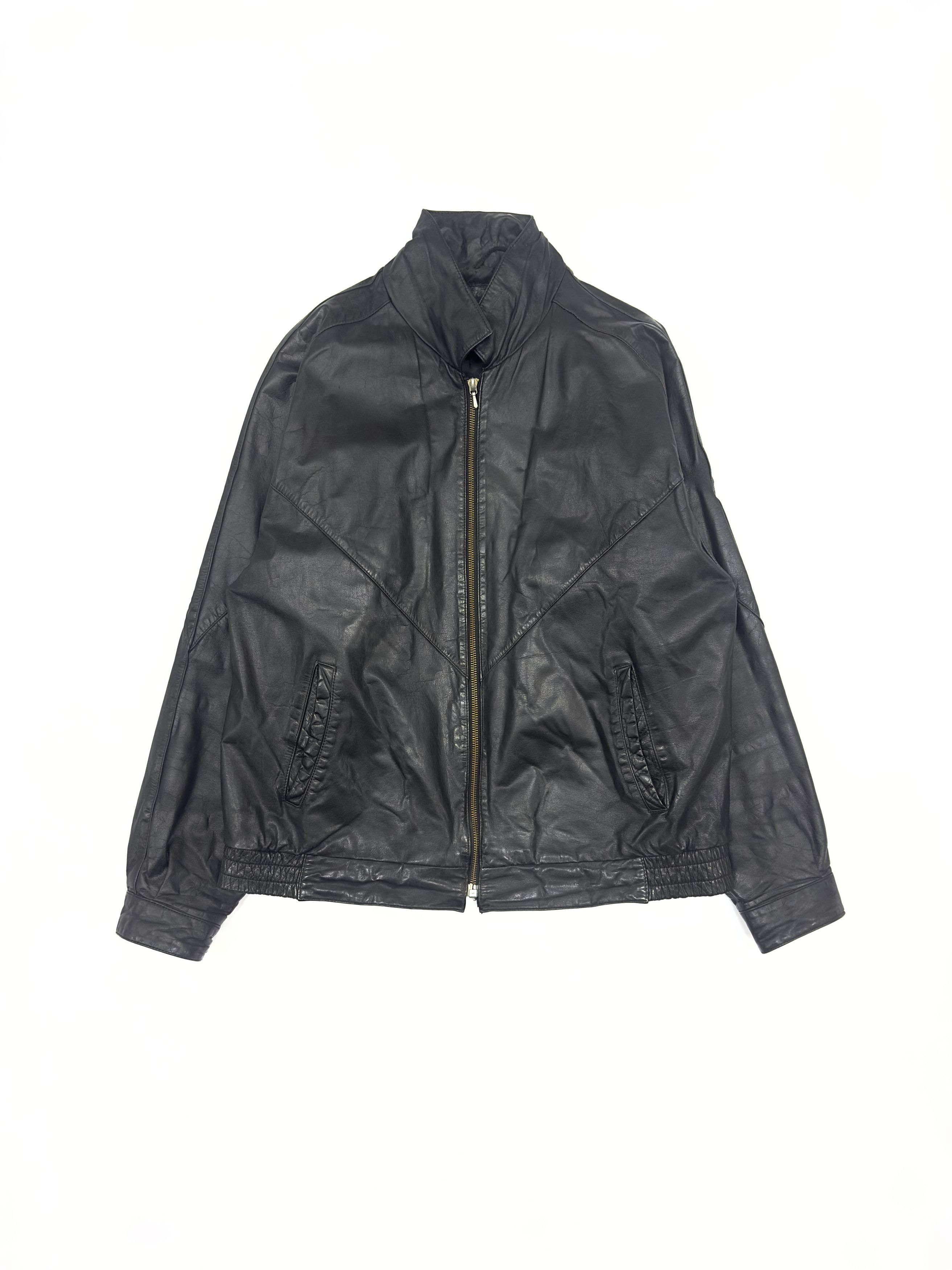 Genuine Leather Retro Minimal Leather Cow HandMade Jacket Size US M / EU 48-50 / 2 - 1 Thumbnail