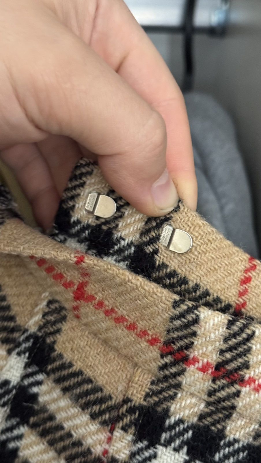 Burberry × Vintage 90s Vintage Burberrys skirt 100% wool Size 25" / US 0 / IT 36 - 4 Thumbnail