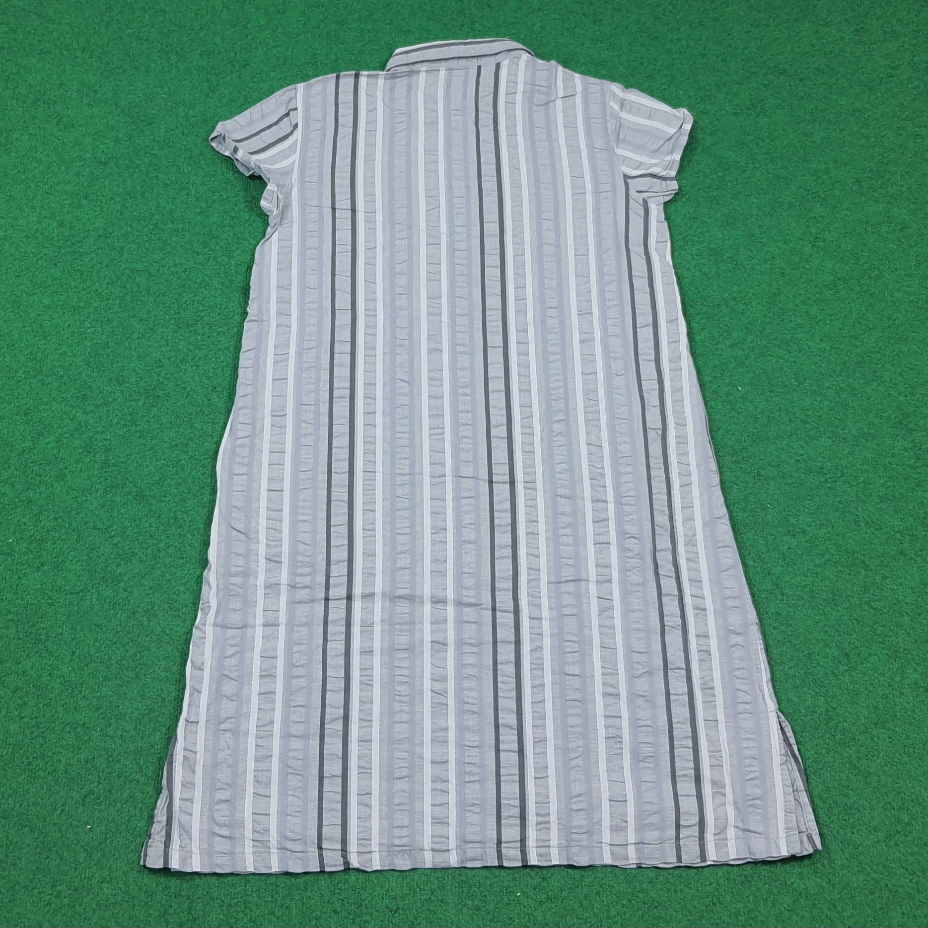 Issey Miyake Vintage Issey Miyake Im Product Polo Dress Seersucker C294N1 Size M / US 6-8 / IT 42-44 - 3 Thumbnail