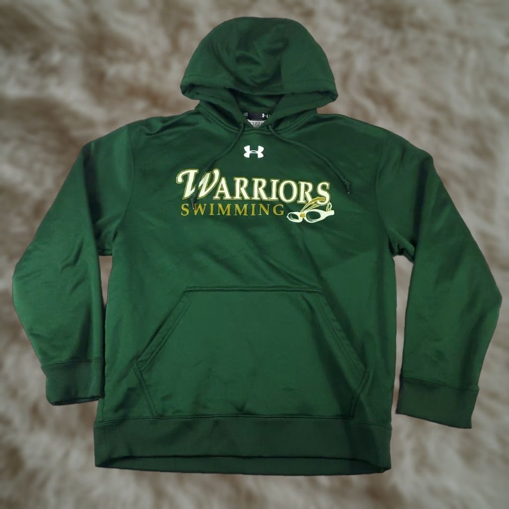 Under Armour Under Armour Green Pullover Hoodie Mens Medium Fleece Sweatshirt Size US M / EU 48-50 / 2 - 1 Thumbnail