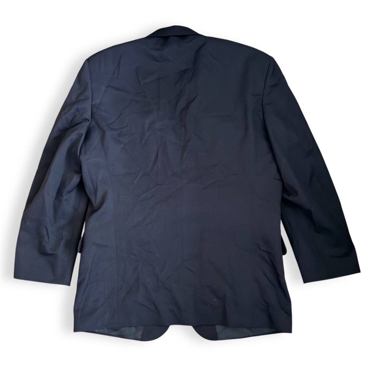 Oscar De La Renta TG Men’s Oscar de la Renta Suit Jacket Blazer Navy Wool Size 42R - 2 Thumbnail