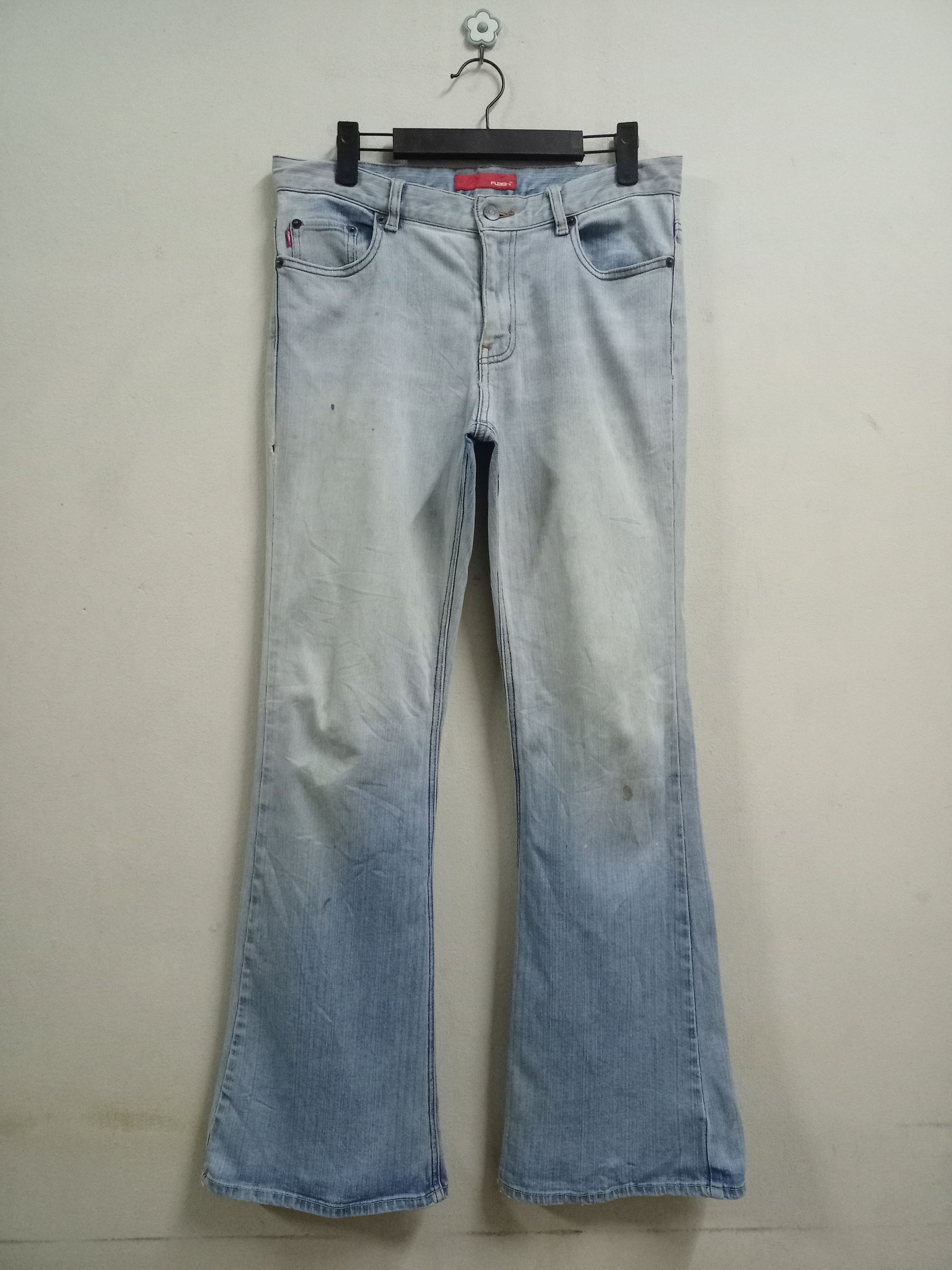 Vintage Japanese Brand Light Wash Style Flare Jeans
