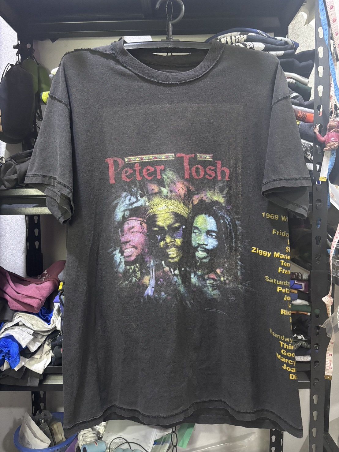 Vintage 1Of1 Vintage Bob marley/Peter tosh/woodstock1998 test print Size US L / EU 52-54 / 3 - 6 Thumbnail
