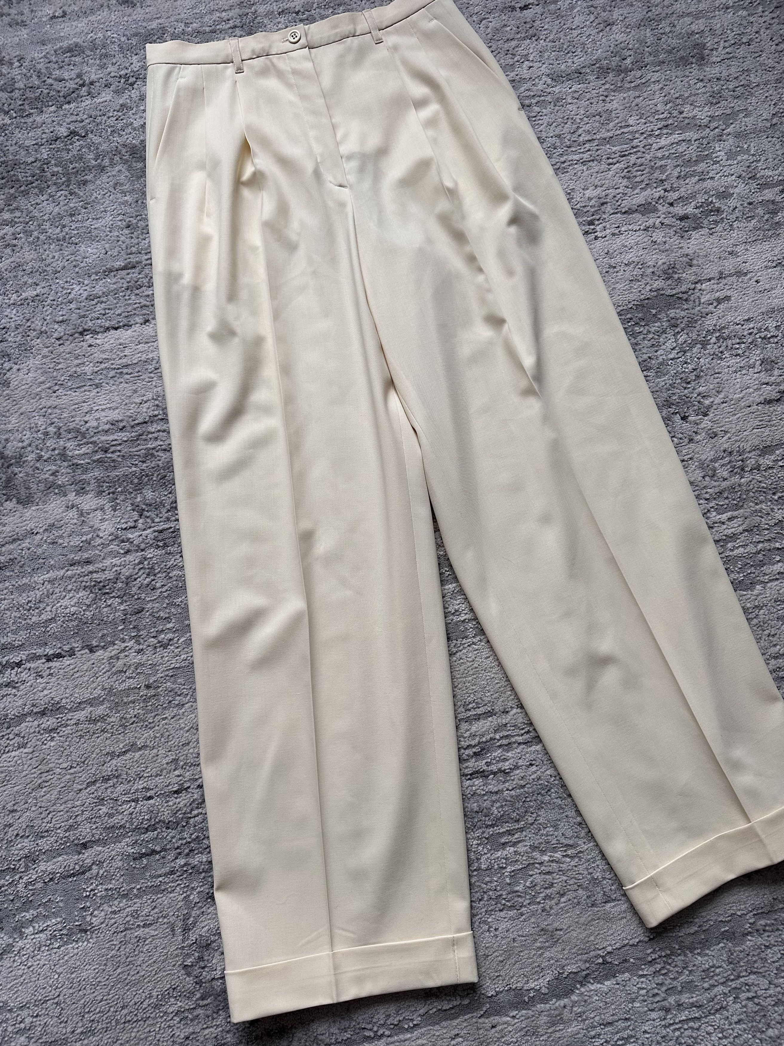Jil Sander Jil Sander butter yellow pants vintage rare Size 25" / US 0 / IT 36 - 2 Thumbnail