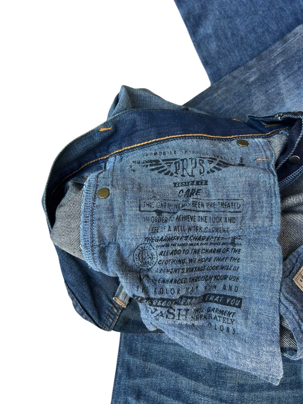 Prps PRPS Barracuda Waxed Denim Slim Jeans Size US 30 / EU 46 - 22 Thumbnail