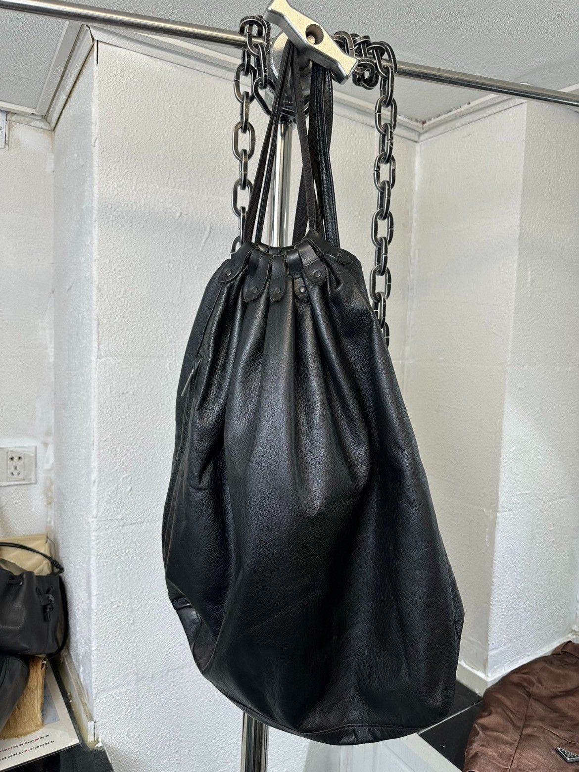 Yohji Yamamoto Yohji Yamamoto Yohji Yamamoto pour homme leather bundle ba Size ONE SIZE - 4 Thumbnail