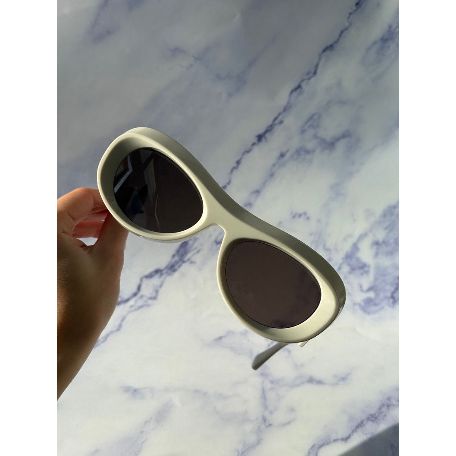 Bottega Veneta NEW Bottega Veneta BV1284S Ivory Mask Aviator Sunglasses Size ONE SIZE - 8 Thumbnail