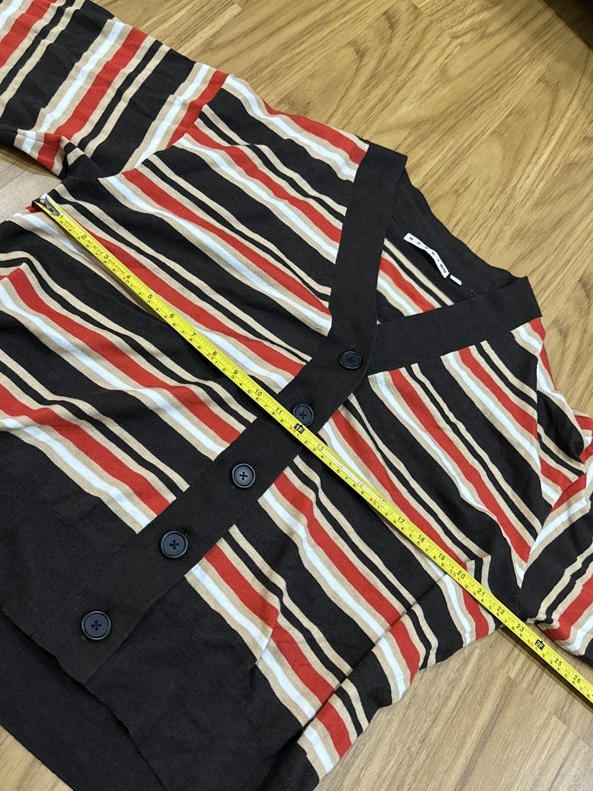 Marni Marni Knitted Stripes Cardigan Size US L / EU 52-54 / 3 - 11 Thumbnail