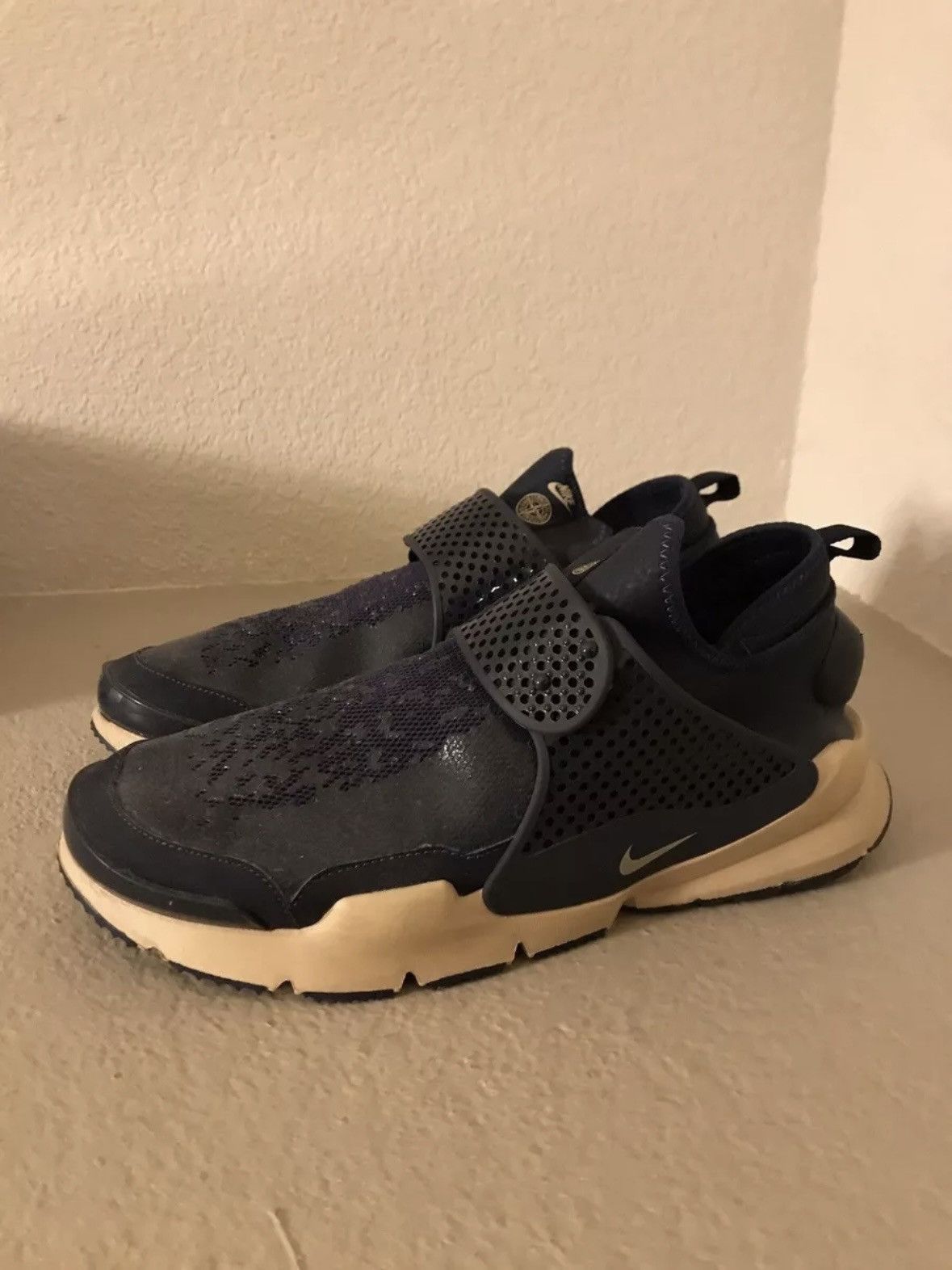 Nike × Stone Island Stone Island Sock Dart Mid Obsidian Orewood Brown Size US 11 / EU 44 - 1 Thumbnail