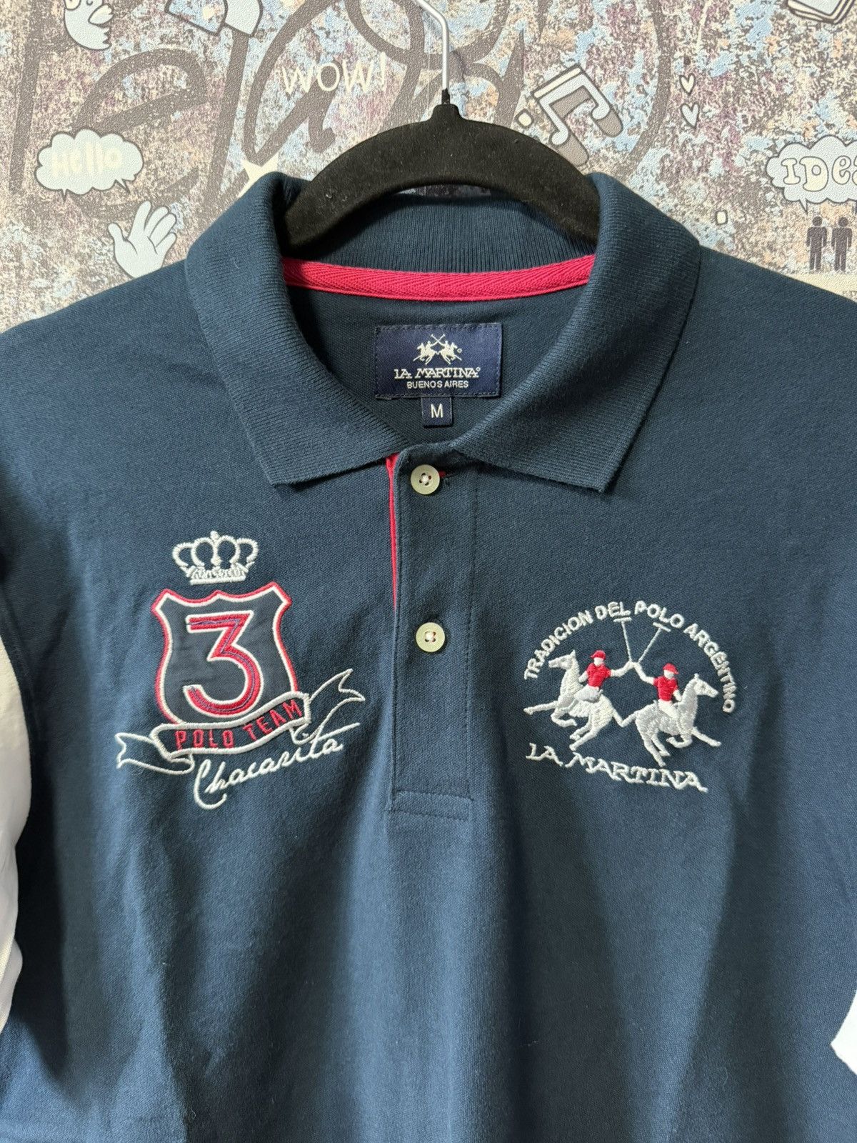 La Martina Vintage Polo La Martina Buenos Aires Size US M / EU 48-50 / 2 - 2 Thumbnail