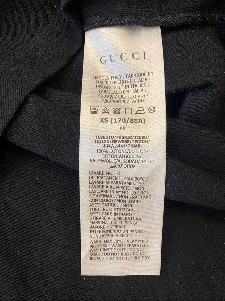 Gucci Gucci Black Flying Dragon Printed Short Sleeve 2504-Nextarr Size US XS / EU 42 / 0 - 5 Thumbnail