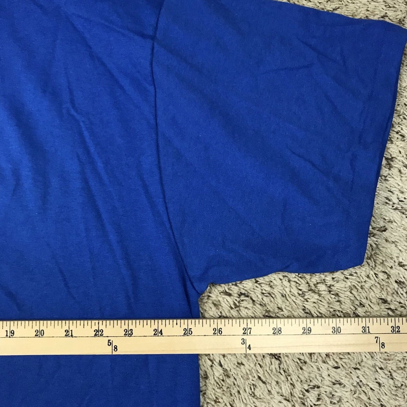 Soffe VINTAGE Soffe T-Shirt Henley 2XL Adult Blue Short Sleeve Single Stitch 90s Mens Size US XXL / EU 58 / 5 - 7 Thumbnail