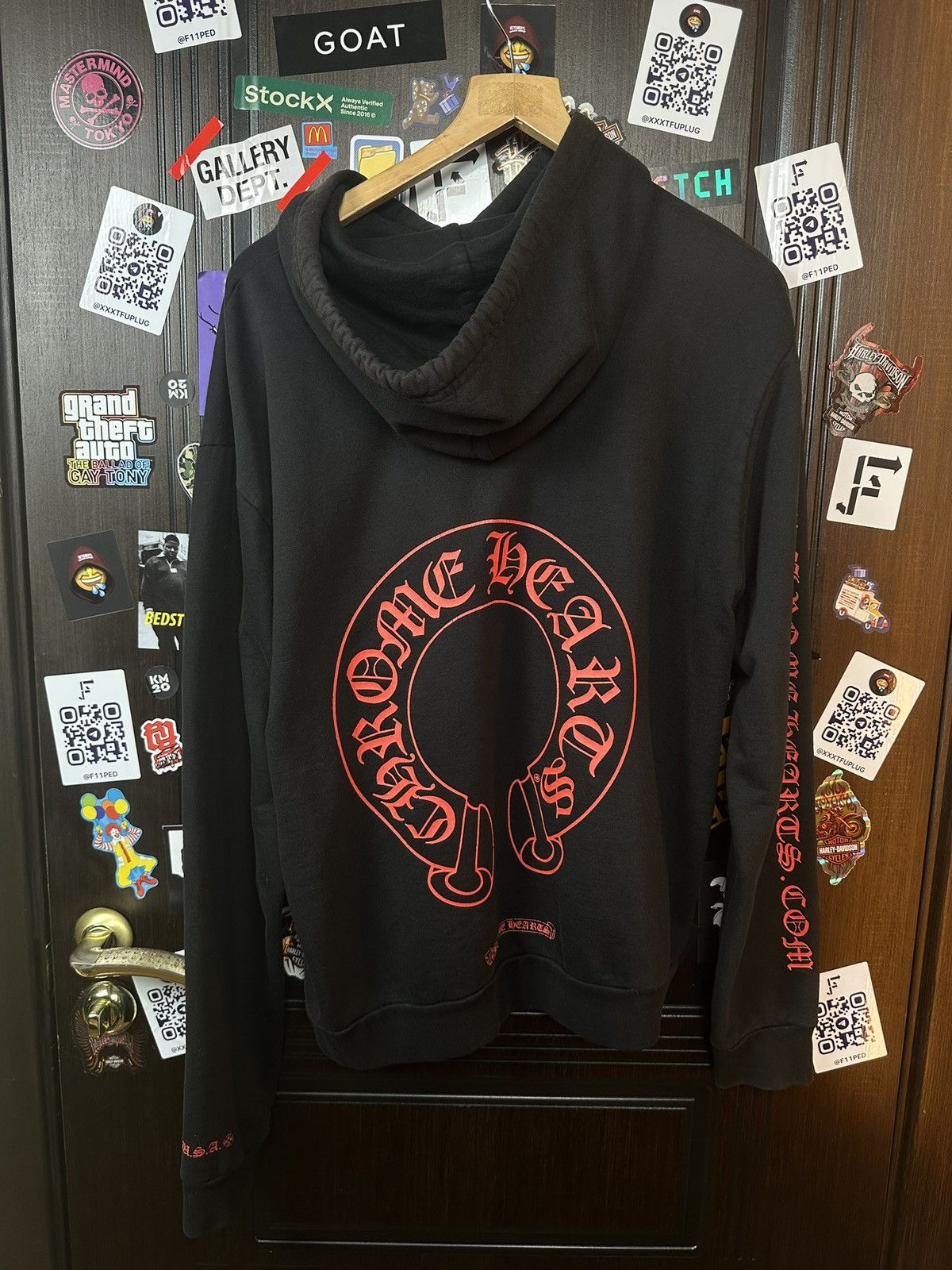 Chrome Hearts Chrome Hearts Red Website Hoodie Size US S / EU 44-46 / 1 - 2 Thumbnail