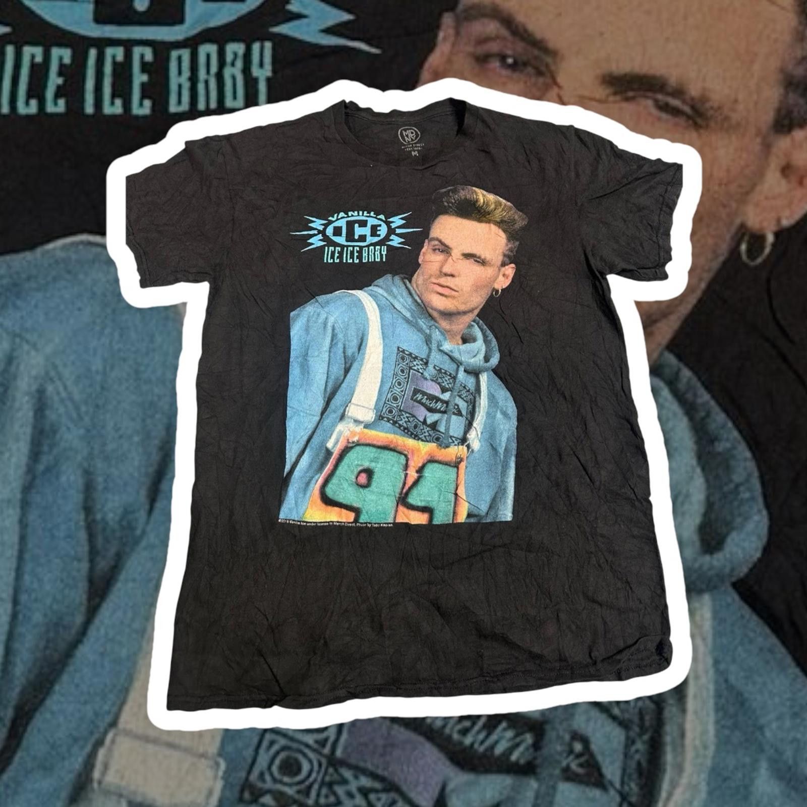 Designer Vintage Vanilla Ice Ice Ice Baby T-Shirt - Size M Size US M / EU 48-50 / 2 - 1 Thumbnail