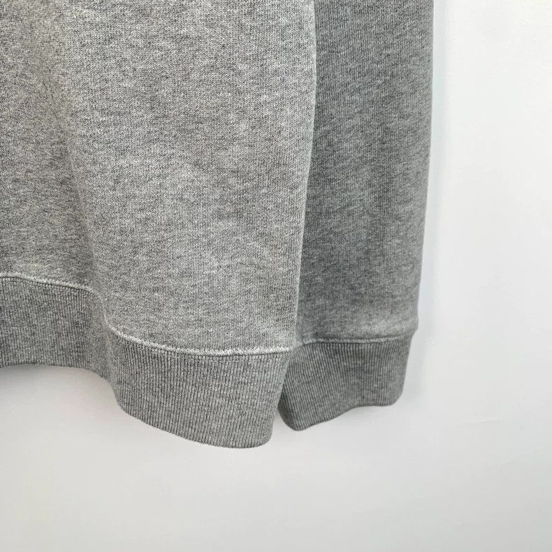Loewe Loewe Gray logo embossed cotton round neck long sleeve hoo Size S / US 4 / IT 40 - 5 Thumbnail