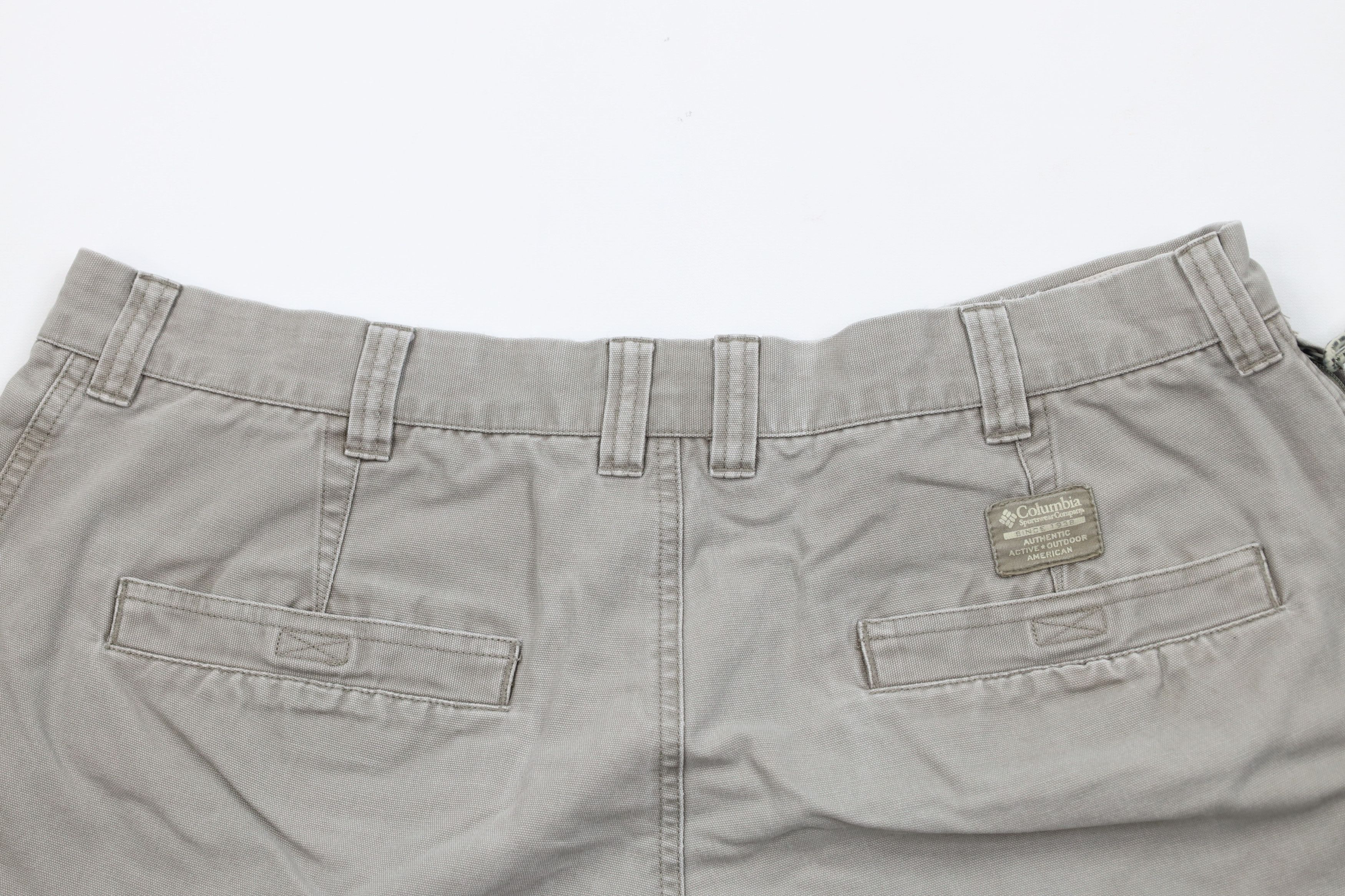 Columbia Vintage Columbia Spell Canvas Trekking Shorts Gray Cotton Size US 38 / EU 54 - 10 Thumbnail